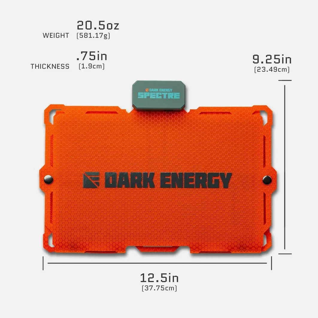 Dark Energy Spectre Orange 18W Folding Solar Panel Charging Phones Power Banks