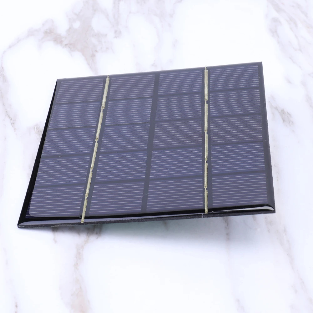 2pcs Solar Panel 3/5W 5/12V Micro Solar Board Portable Fast Charger Polysilicon