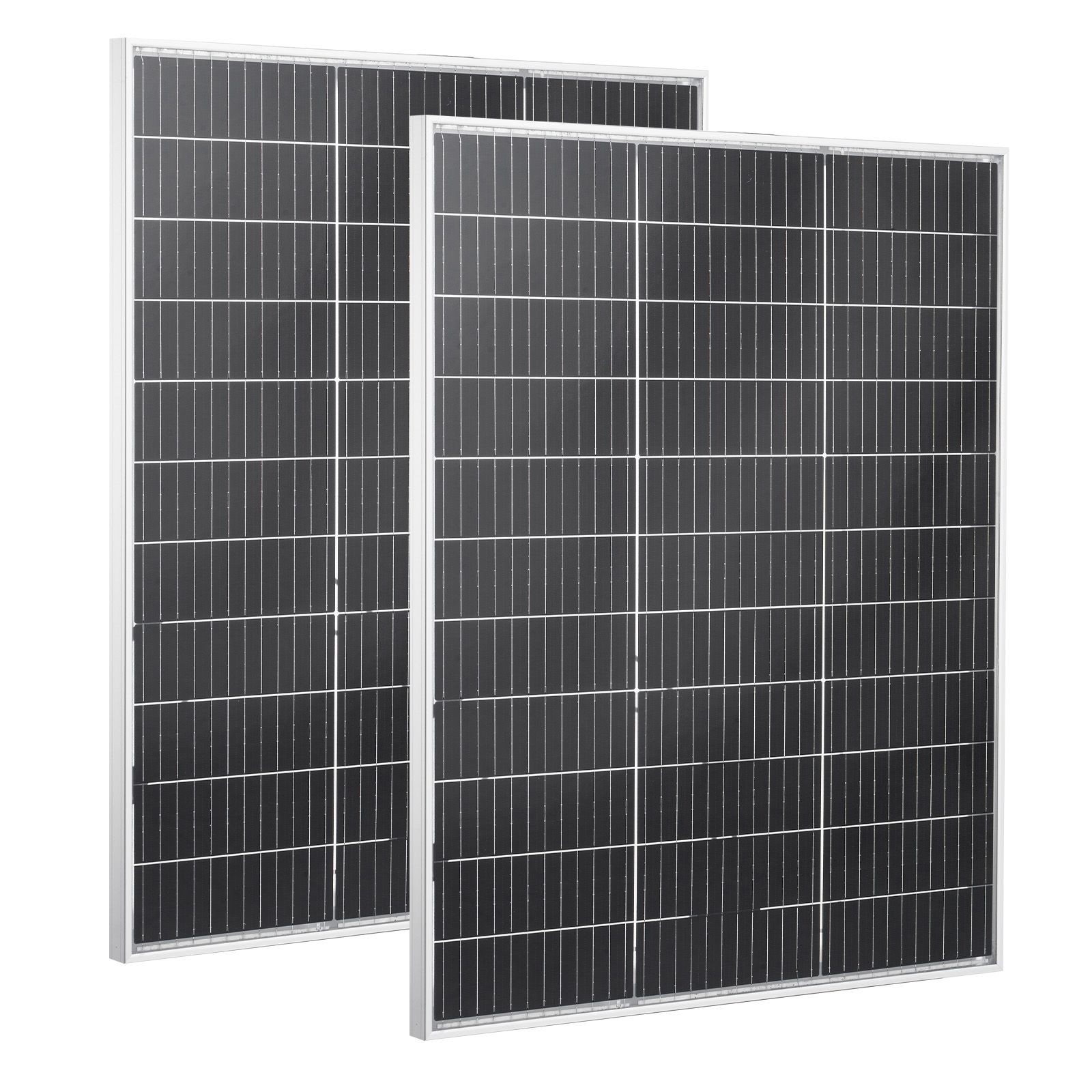 2 – Pack 100W Bifacial Solar Panels, 23% Efficient N – Type Monocrystalline