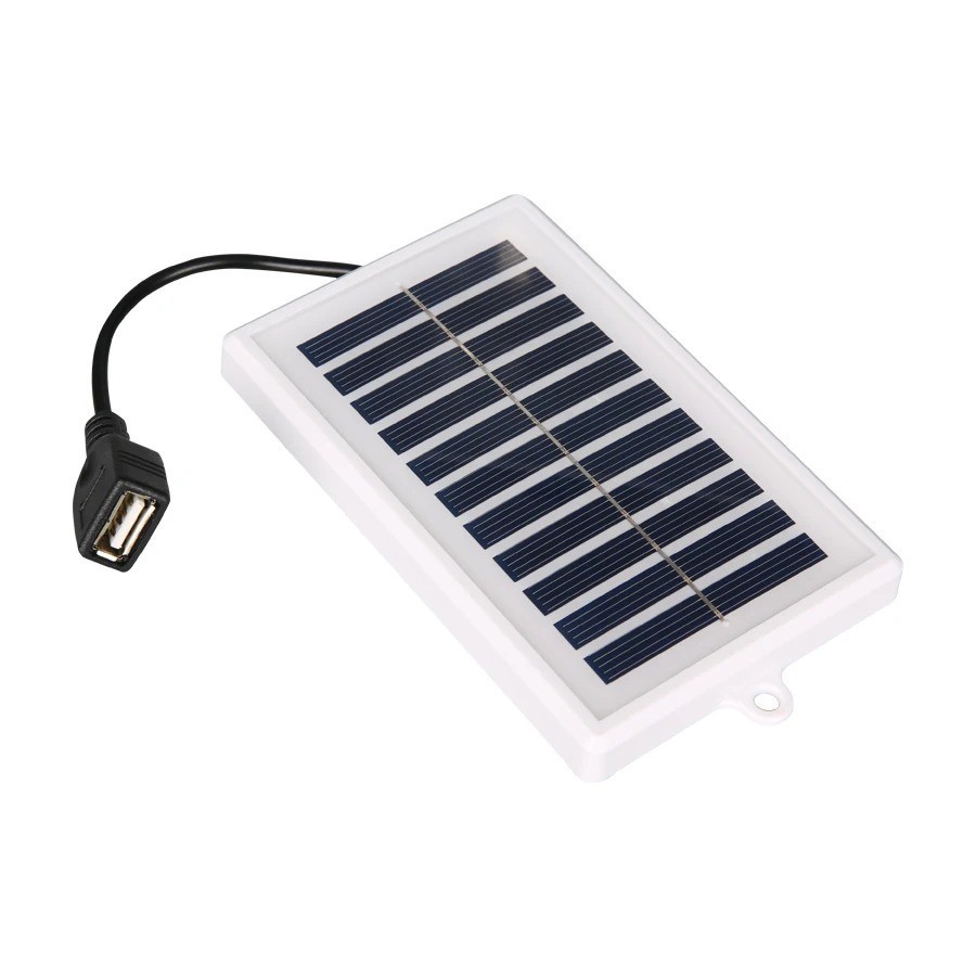 Portable Solar Charger USB Power Panel for Camping Travel Phone Fan Emergency Us
