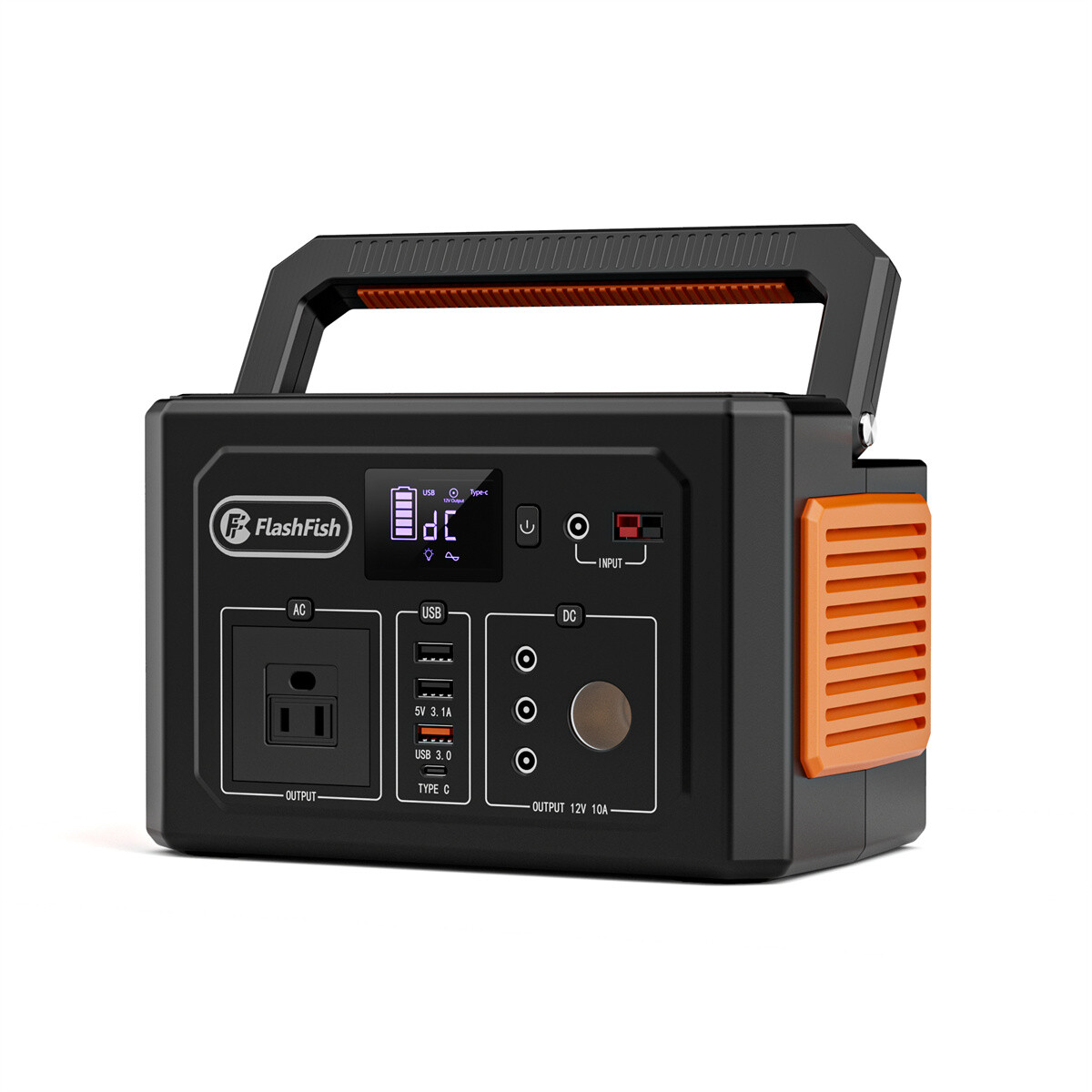 Flashfish K53 Portable Power Station 400W 400Wh Solar Generators Refurbished