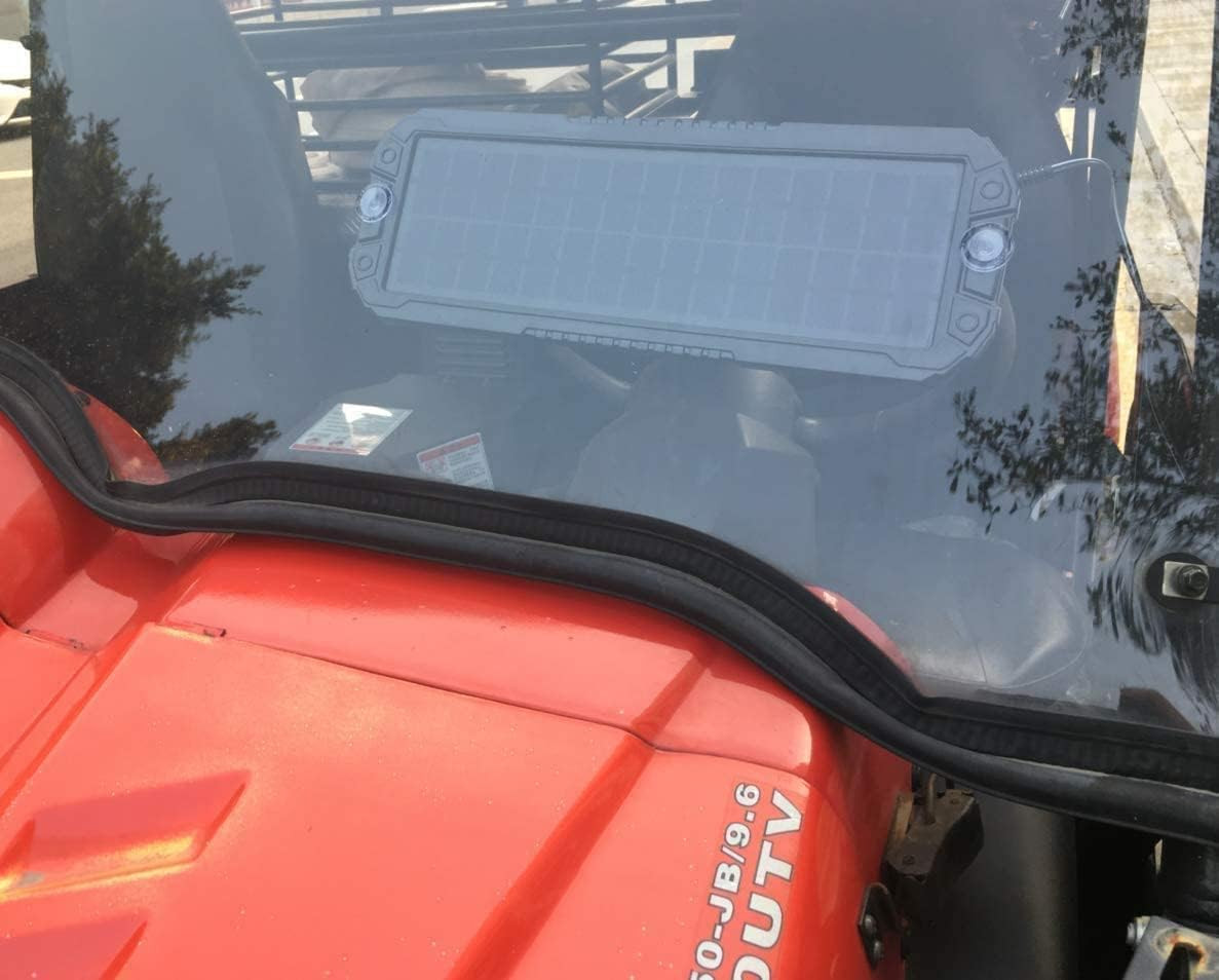 Solar Panel Car Battery Trickle Charger & Maintainer 5W 12V Solar