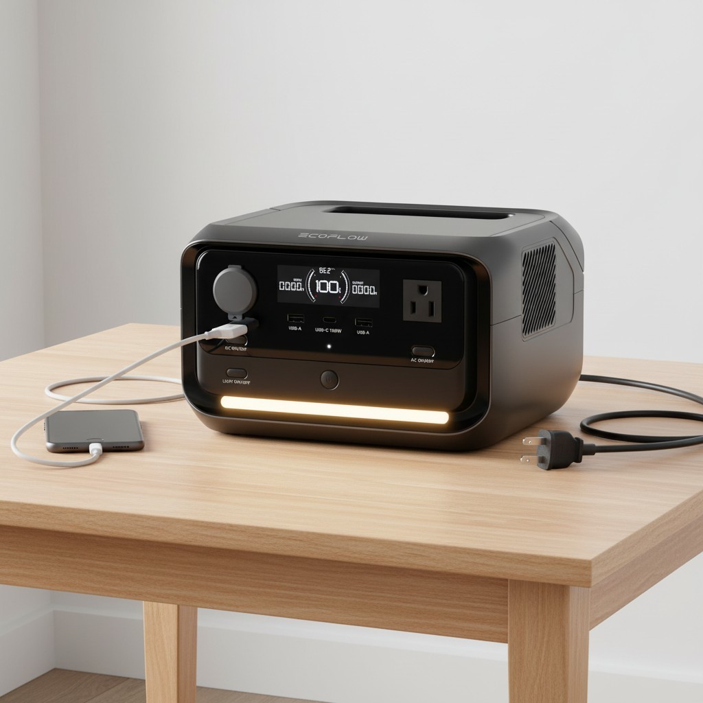 RIVER 3 Plus Portable Power Station – 286Wh, 1200W, Expandable Solar Generator