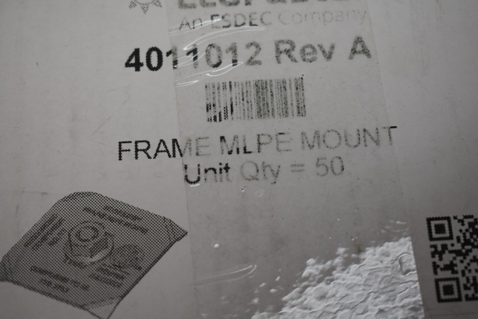 EcoFasten Solar 4011012 Rev A Frame MLPE Module Stainless Steel Mount 50 Pack