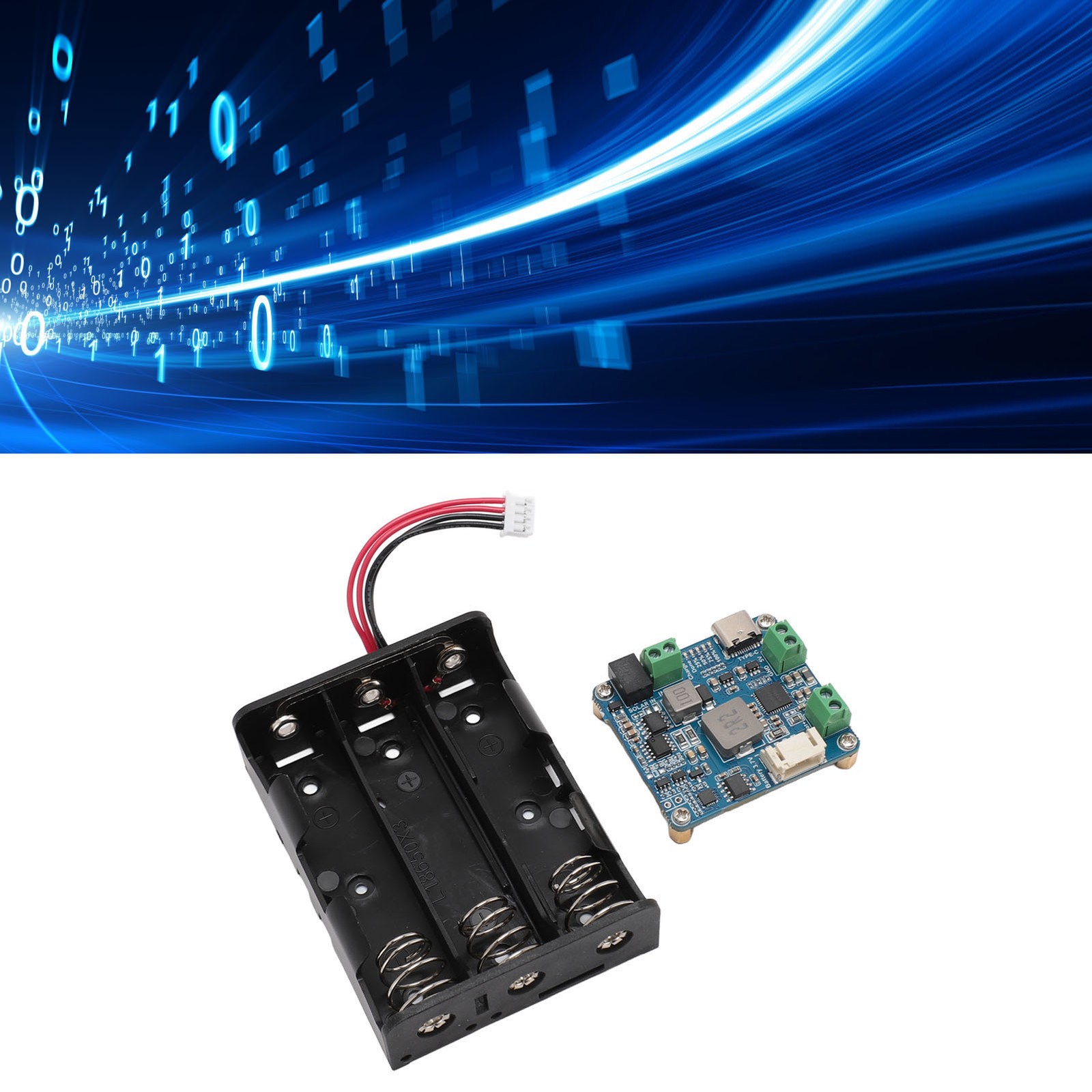 6V‑24V Solar Power Manager PCB MPPT 5V 3A Output Type C Charging Power