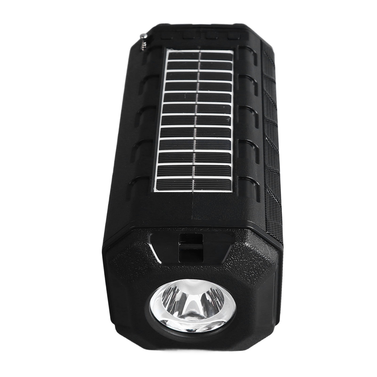 Solar Bluetooth Speaker Solar Panel Waterproof 1200mAh Bright Flashlight Ra GTYX