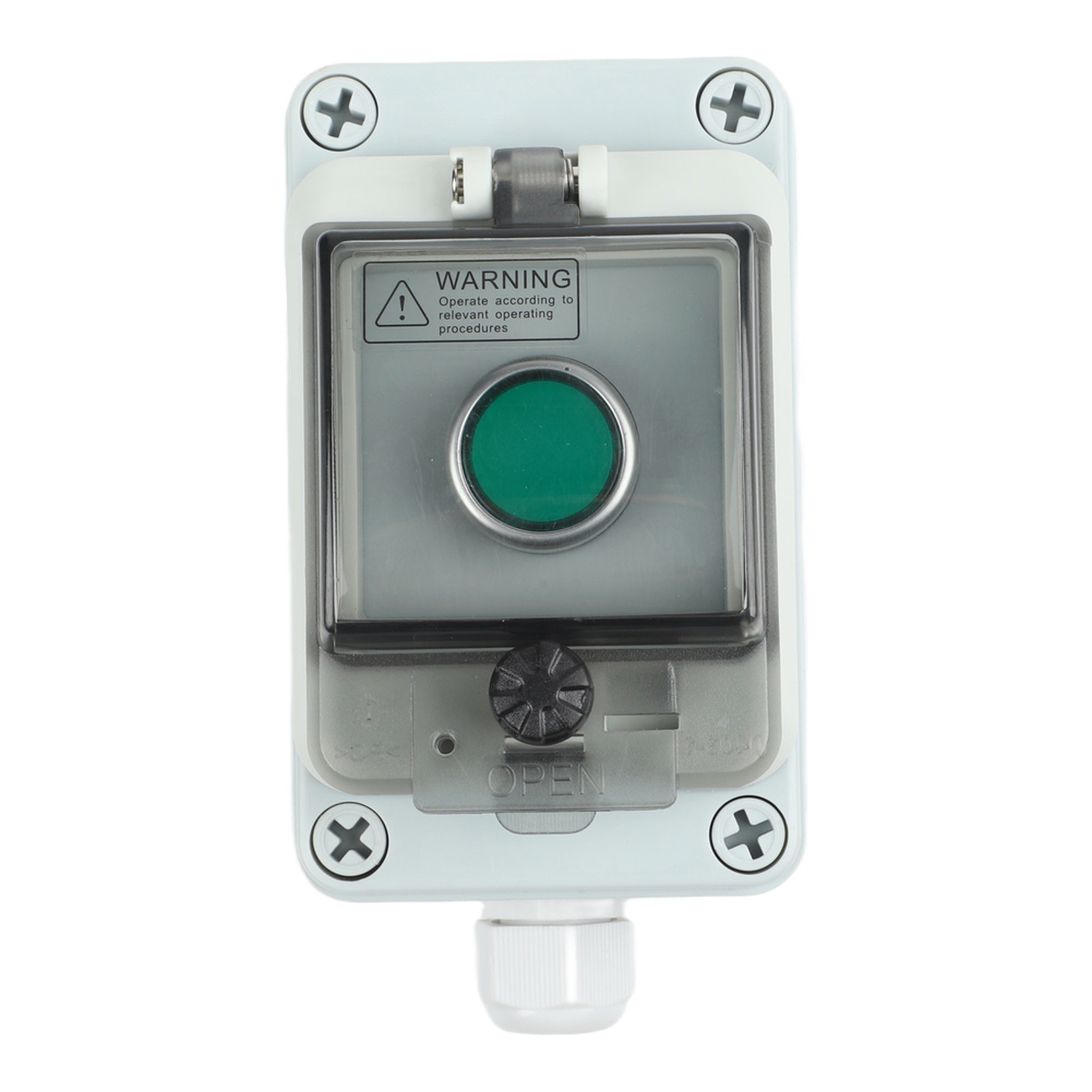 Heat Resistant Outdoor Waterproof Control Box with Button Switch Start Stop