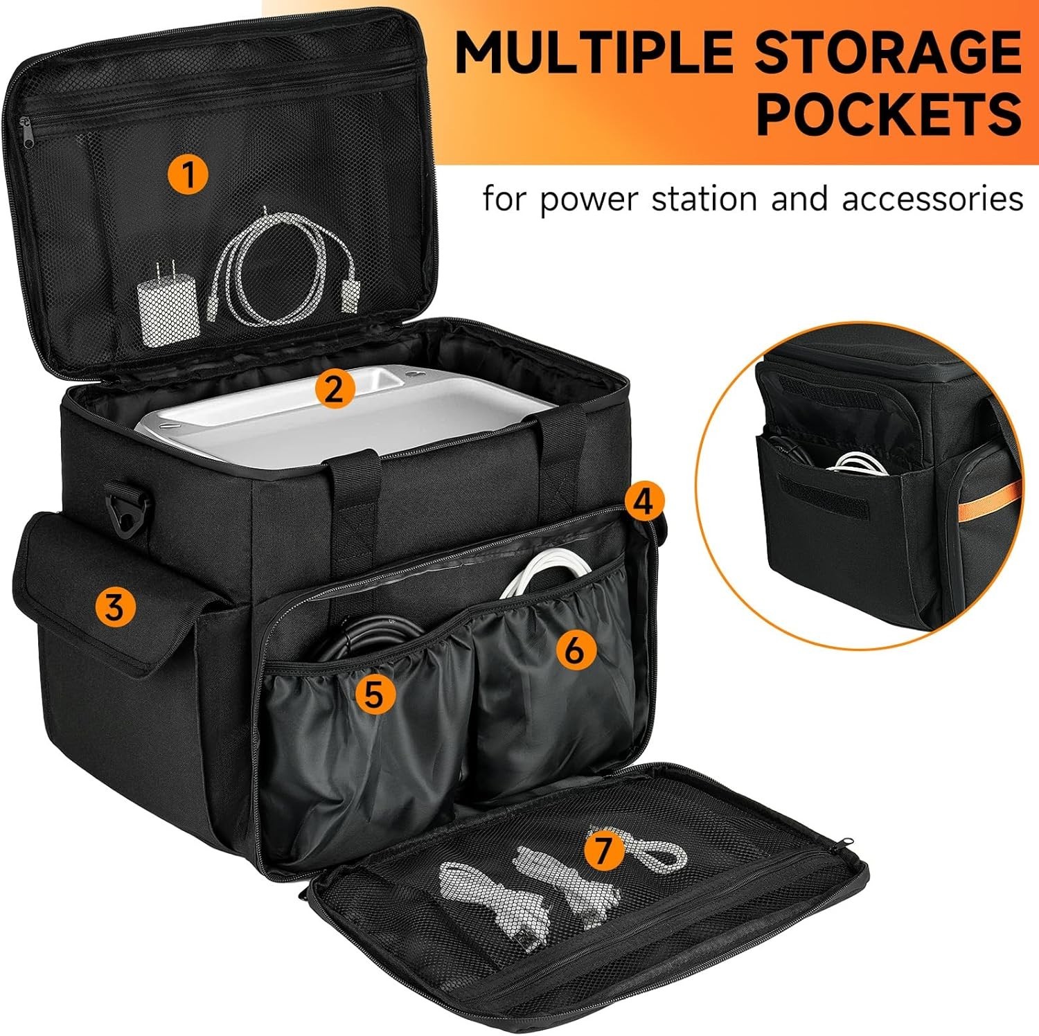 Carrying Case Compatible with ECOFLOW River 2/River 2 Max 500/River 2