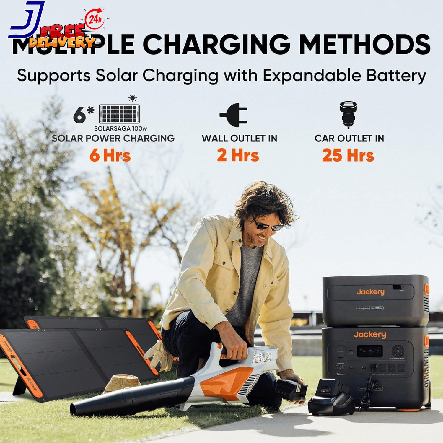2000 plus Portable Power Station 2042Wh Lifepo4 Solar Generator 3000W AC Output