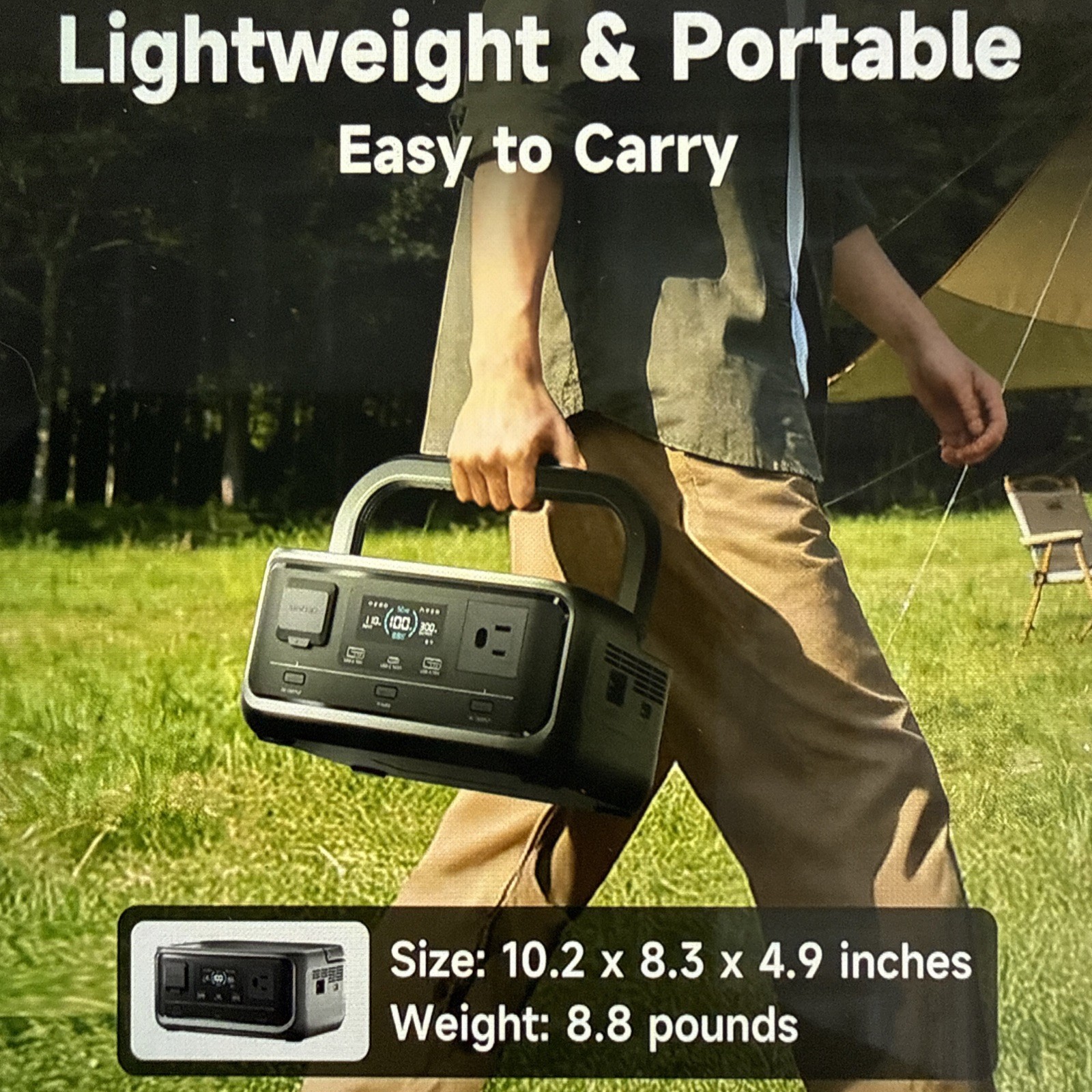 ALLPOWERS VOLIX P300 Portable Power Station 300W 256Wh LiFePO4 Solar Generator