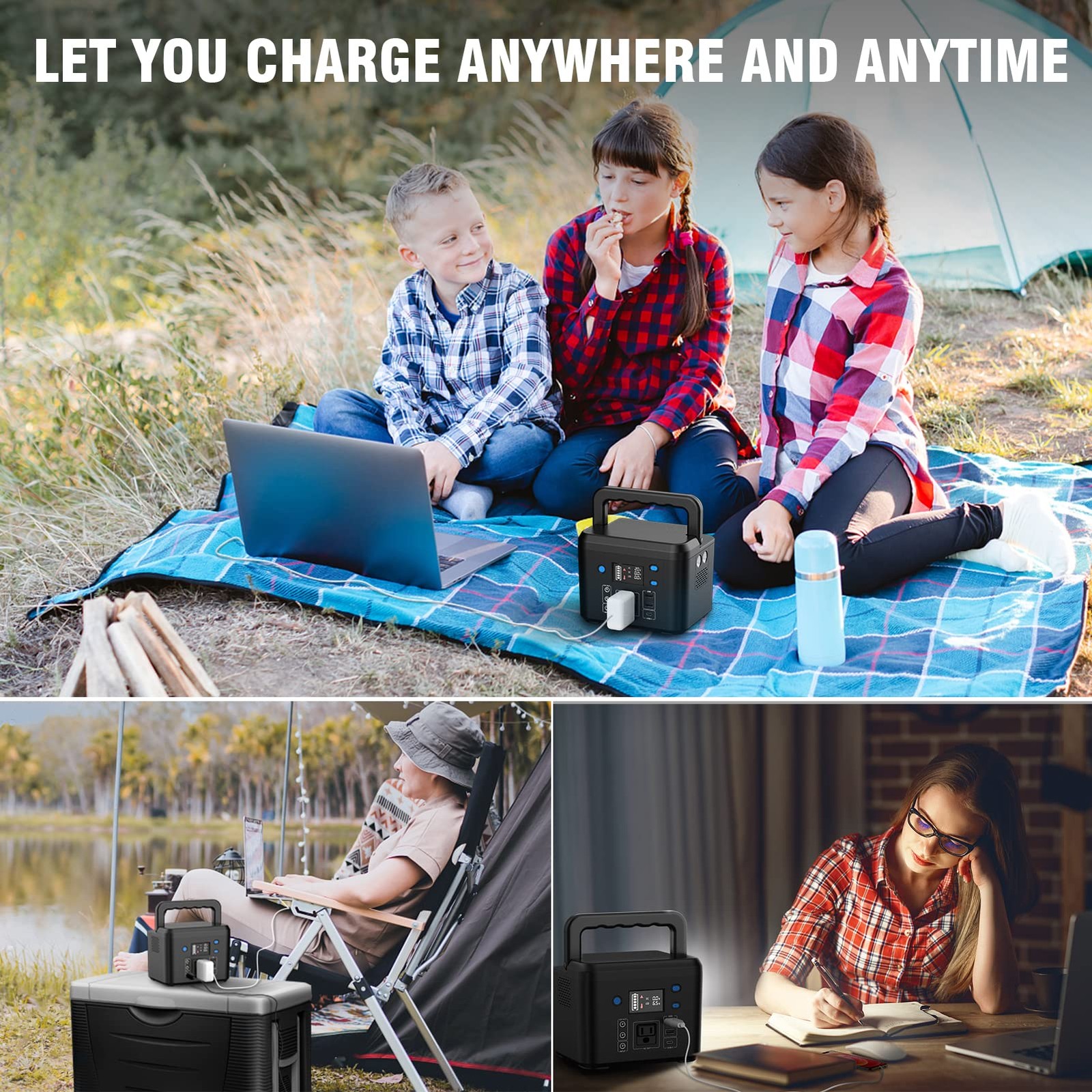 200W Portable Power Station, Powkey 120Wh/33,000mAh Power Bank with AC Outlet…