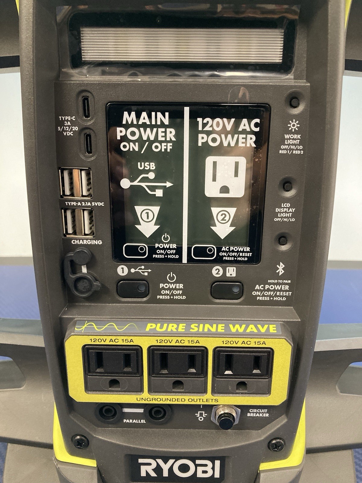 Ryobi 40V RYI1802BTVNM 3000W/1800W Power Station (Tool Only)