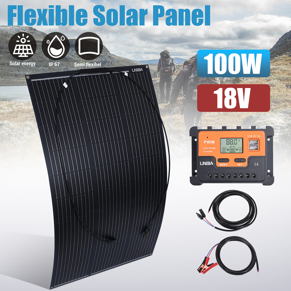 4000W Complete Solar Power Generator Solar Panel Kit Home 110V Off Grid System