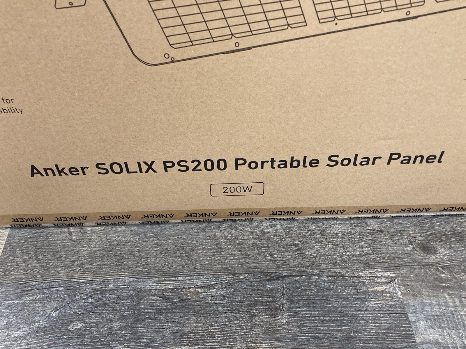 New Anker SOLIX PS200 Solar Panel 200W Foldable Portable Charger