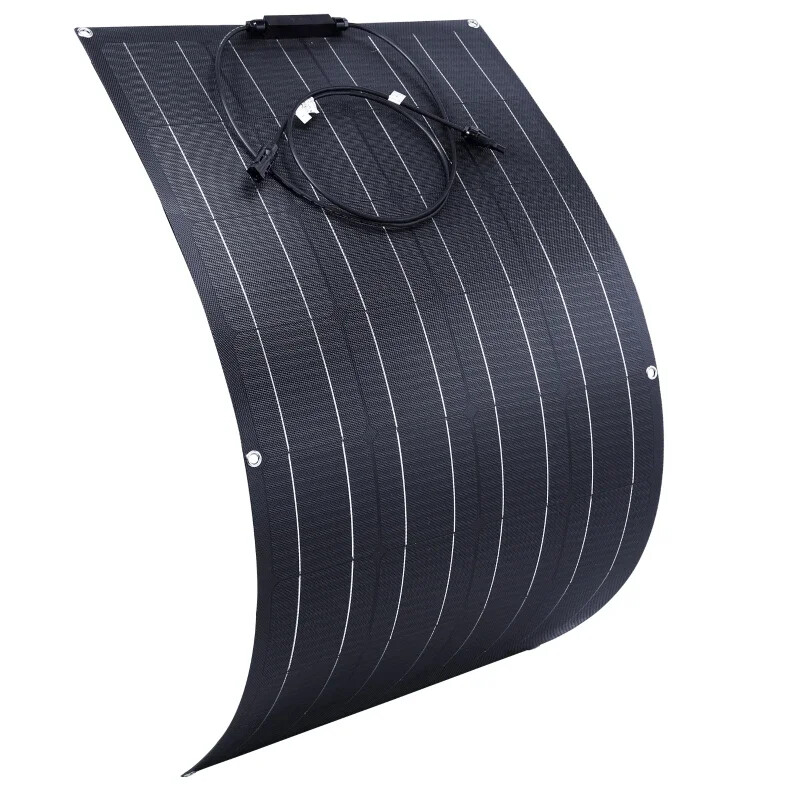 200W Flexible Solar Panel ETFE Portable Power Mono Camp Home RV Battery Charge