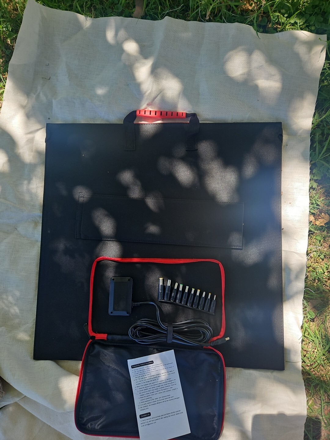 Gooloo Solar 100, 18V 100W Portable Solar Panel for Camping, Road Trip, Eme
