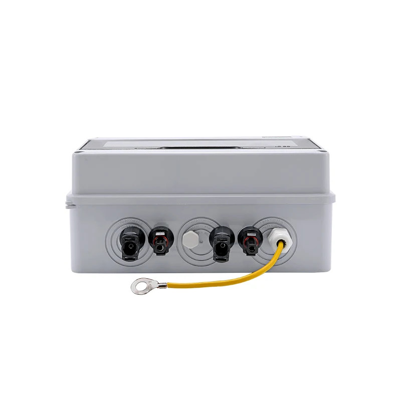 Solar photovoltaic PV Combiner Box With Lightning Protection 1 in 1 out DC 600V
