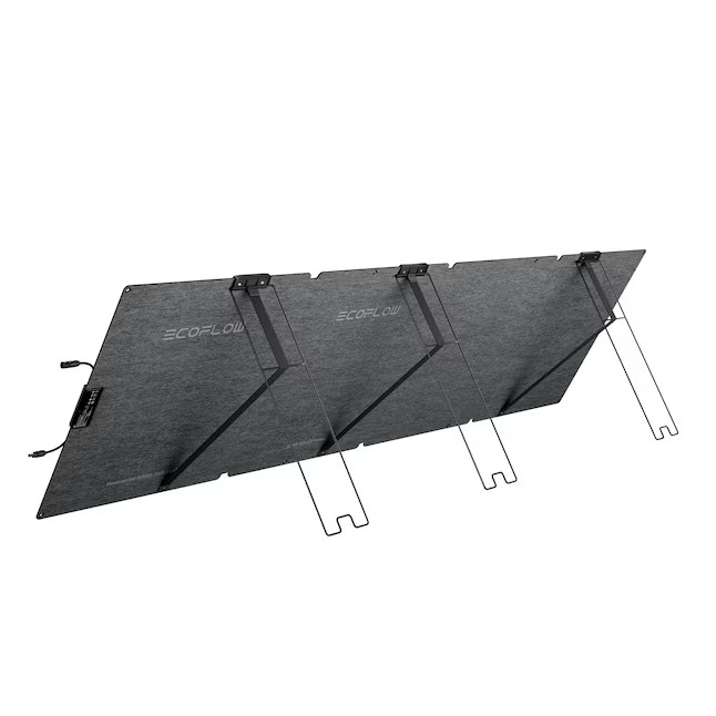 EcoFlow 2PCS NextGen 160W Portable Solar Panel 63.4-in x 23.6-in x 1-in 160-Watt