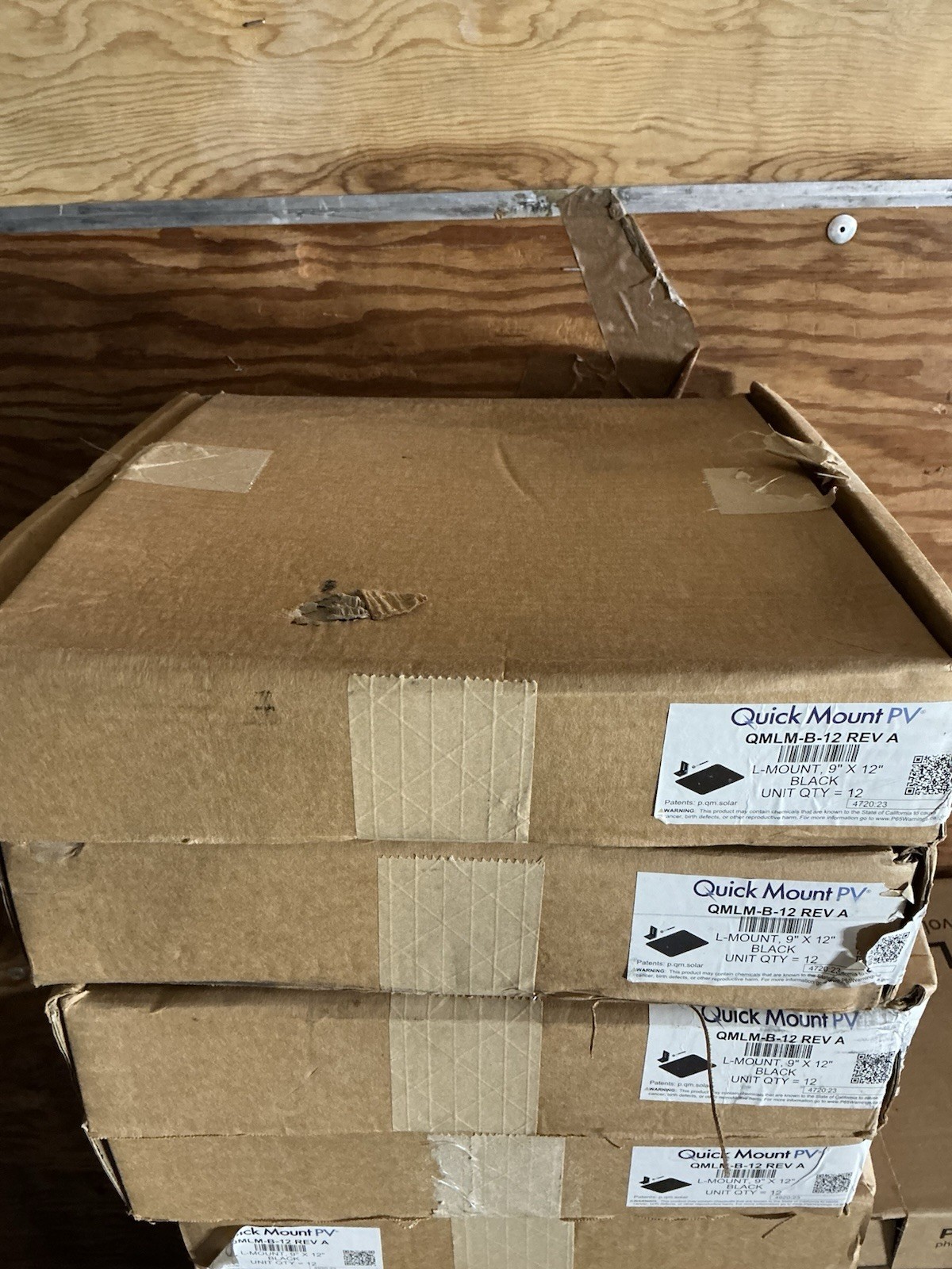 NEW Open Box 8 qty Quick Mount Pv QMLM ST B 12 REV A box of 8 hardware included