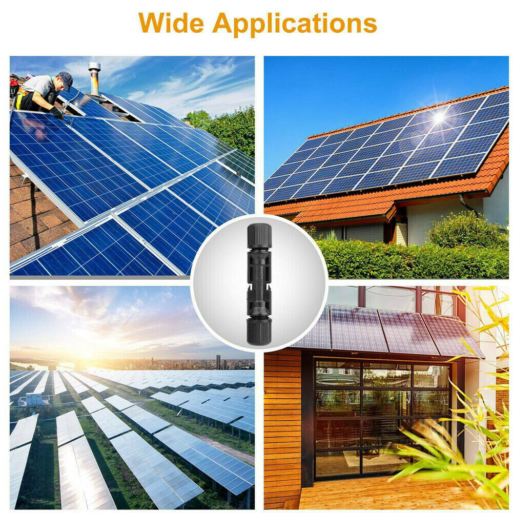 20 Pairs 30A Male Female M/F DIY Solar Panel Wire Cable Connectors Waterproof