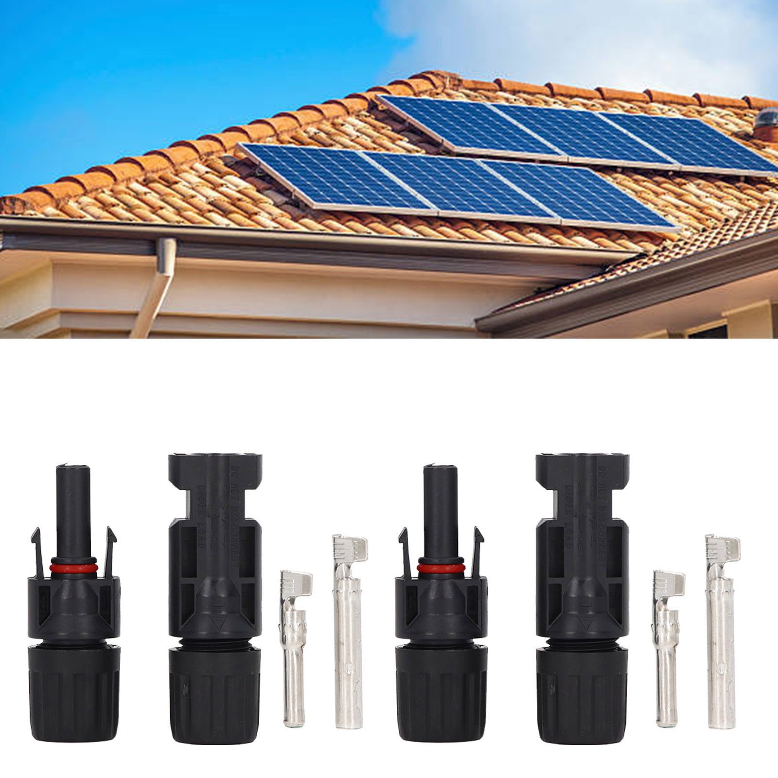 5 Pairs Solar Connector Set 1000V 30A PV Panel
