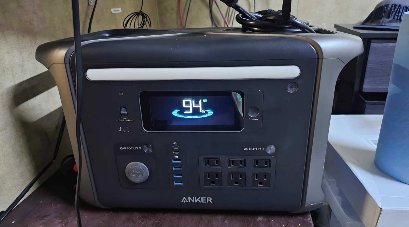 Anker SOLIX F1500 Portable Power Station, 1800W Solar Generator, 1536Wh