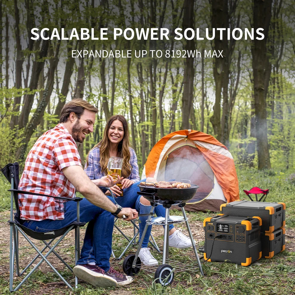 Pecron 2400W E2400LFP Portable Power Station Generators Portable 2048Wh Battery