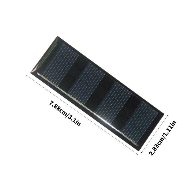 Polysilicon Solar Cell 0.2W 2VOutput Waterproof Design Ideal For 1.2V-2V Battery