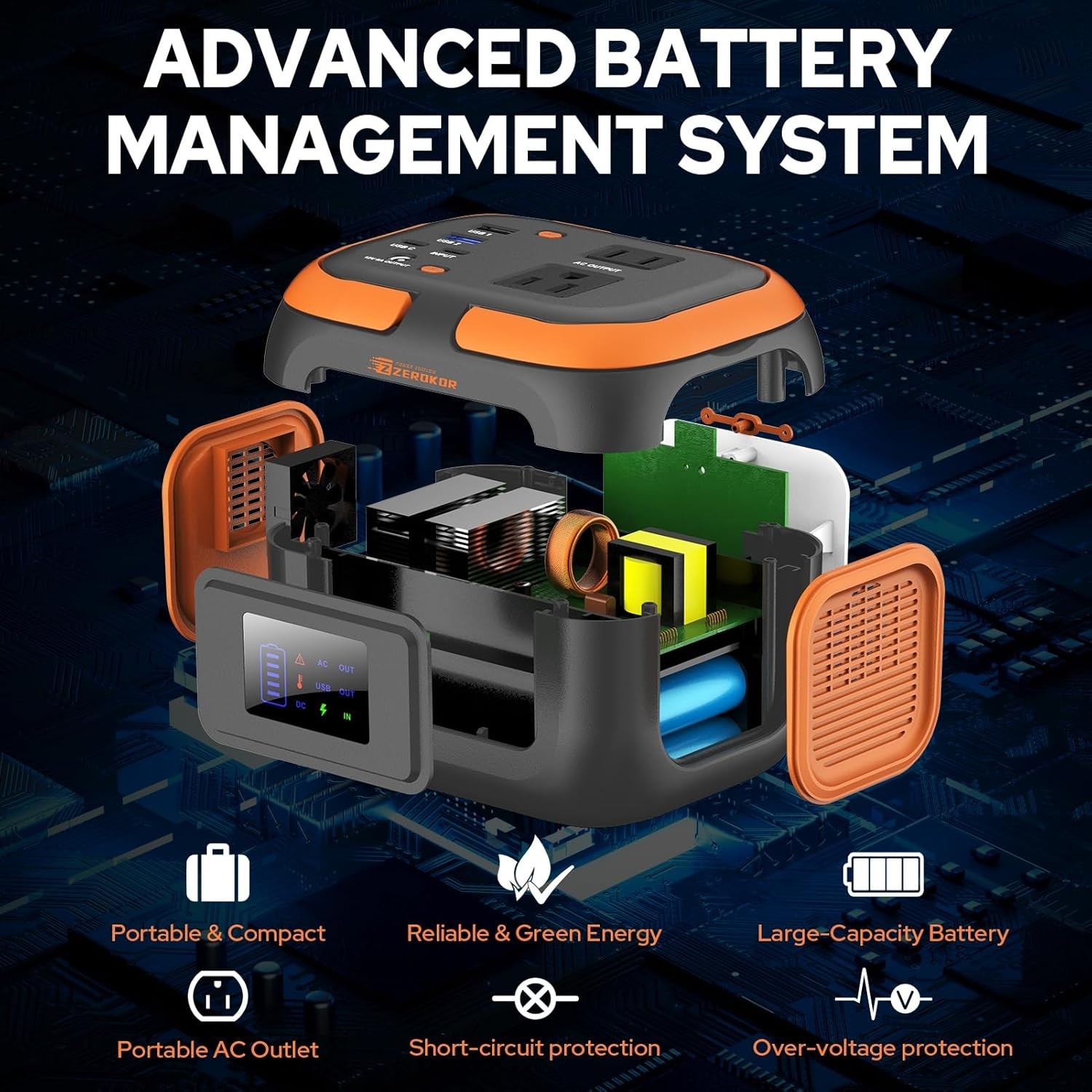 Compact 120W Portable Power Station – Essential Power Bank for Adventures