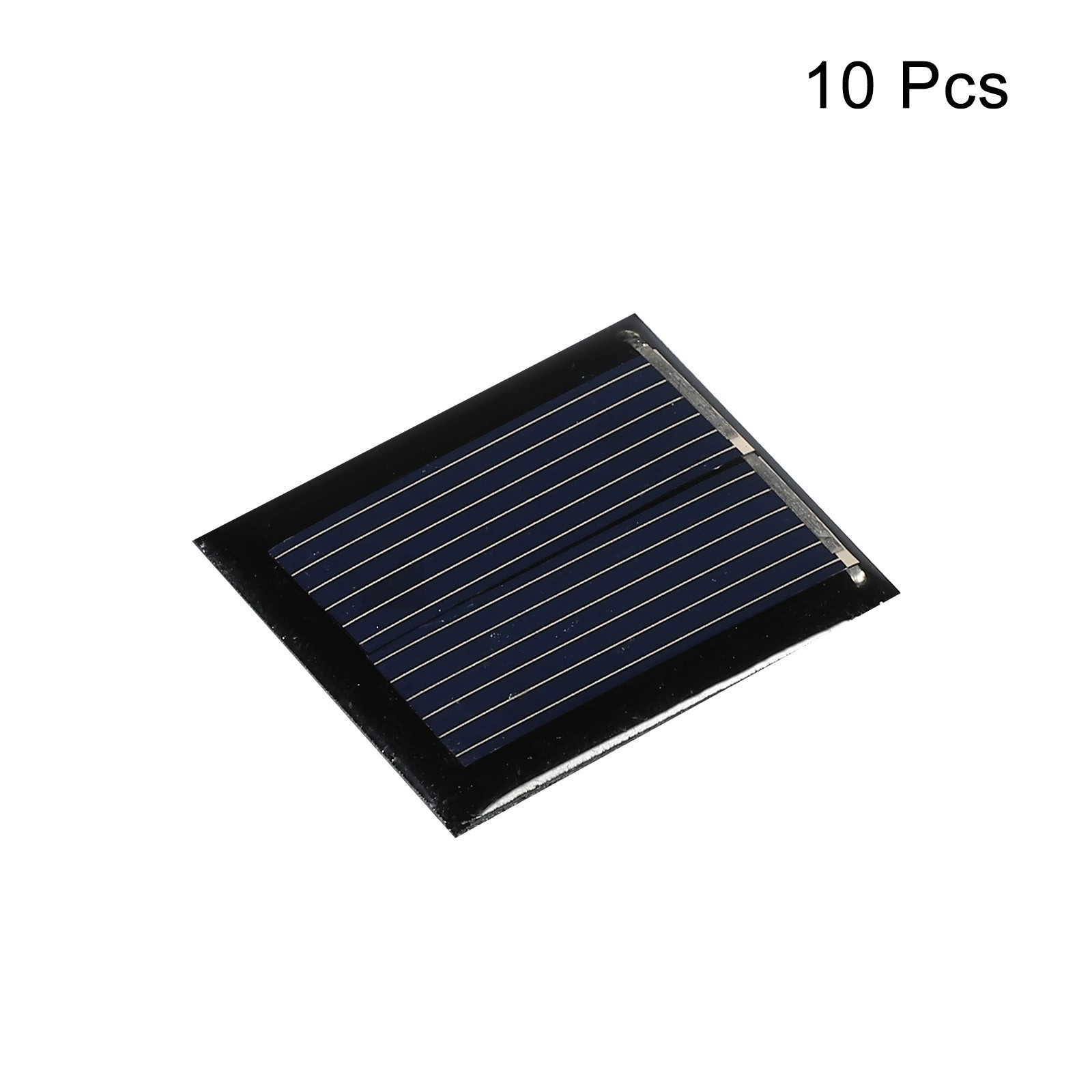 Pack of 10 Mini Solar Panel Cell 1V 80mA 0.08W 30mm x 25mm for Project