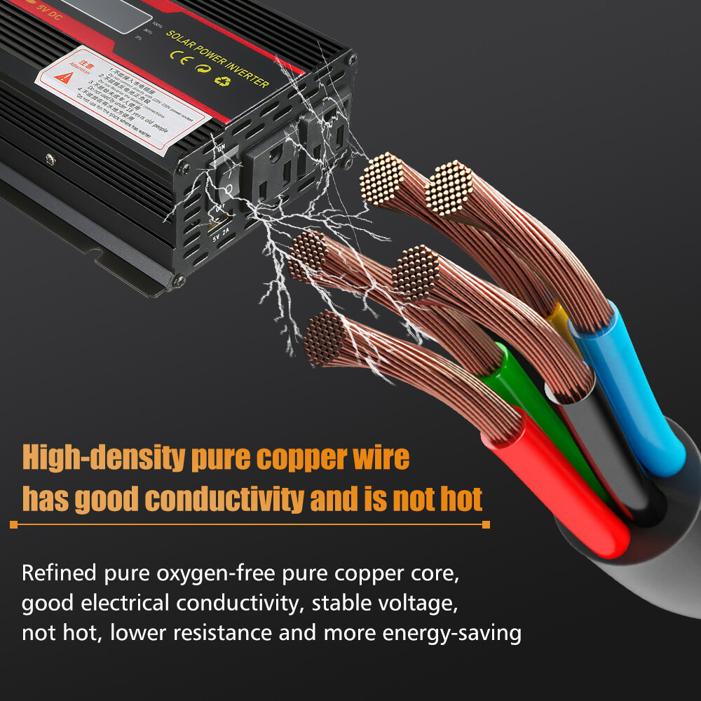 16000W Inverter Solar Panel Kit Solar Power Generator 100A Home 110V Grid System