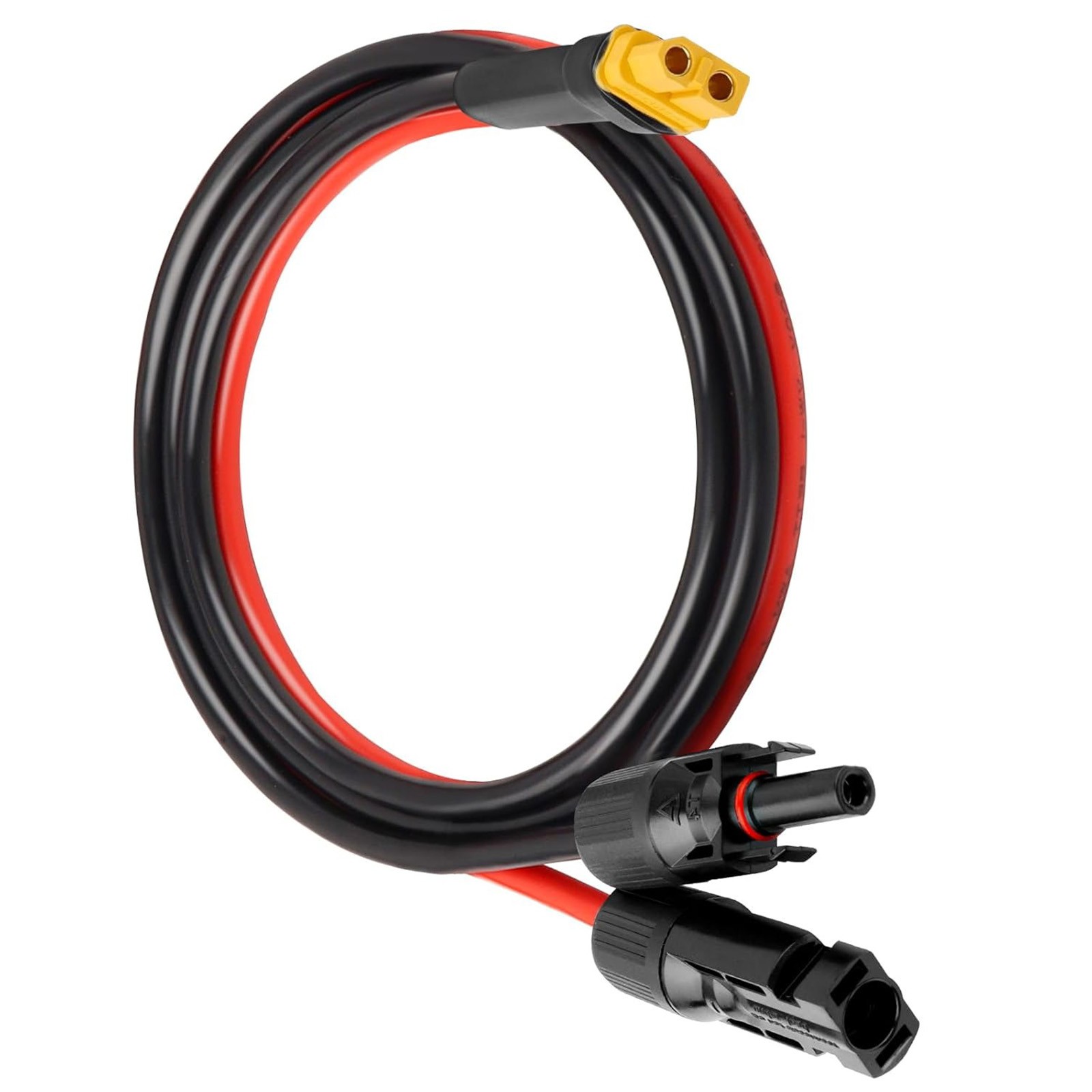 10 AWG XT60 Female Connector Adapter to Solar Battery Extension Cable 3.3FT