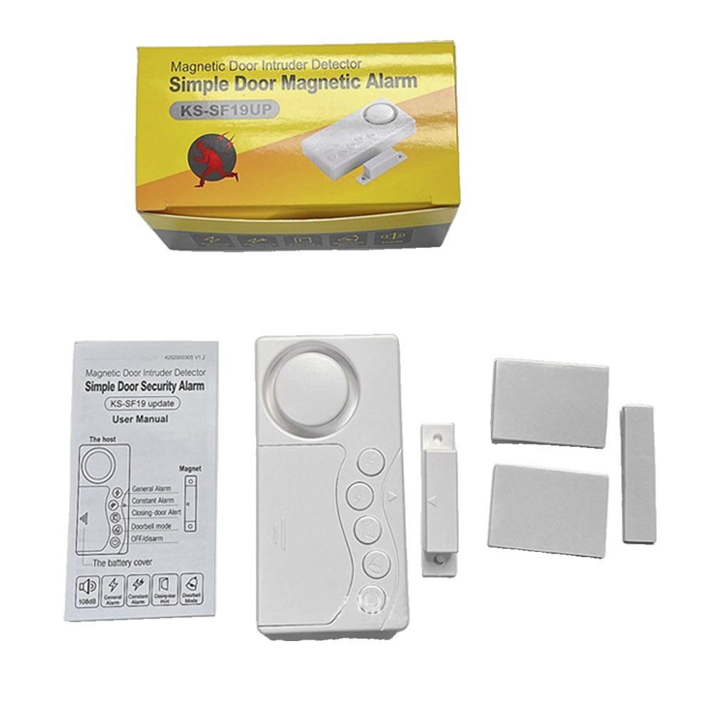 Magnetic Door Alarm for Refrigerator with Delay Function and Easy Installation