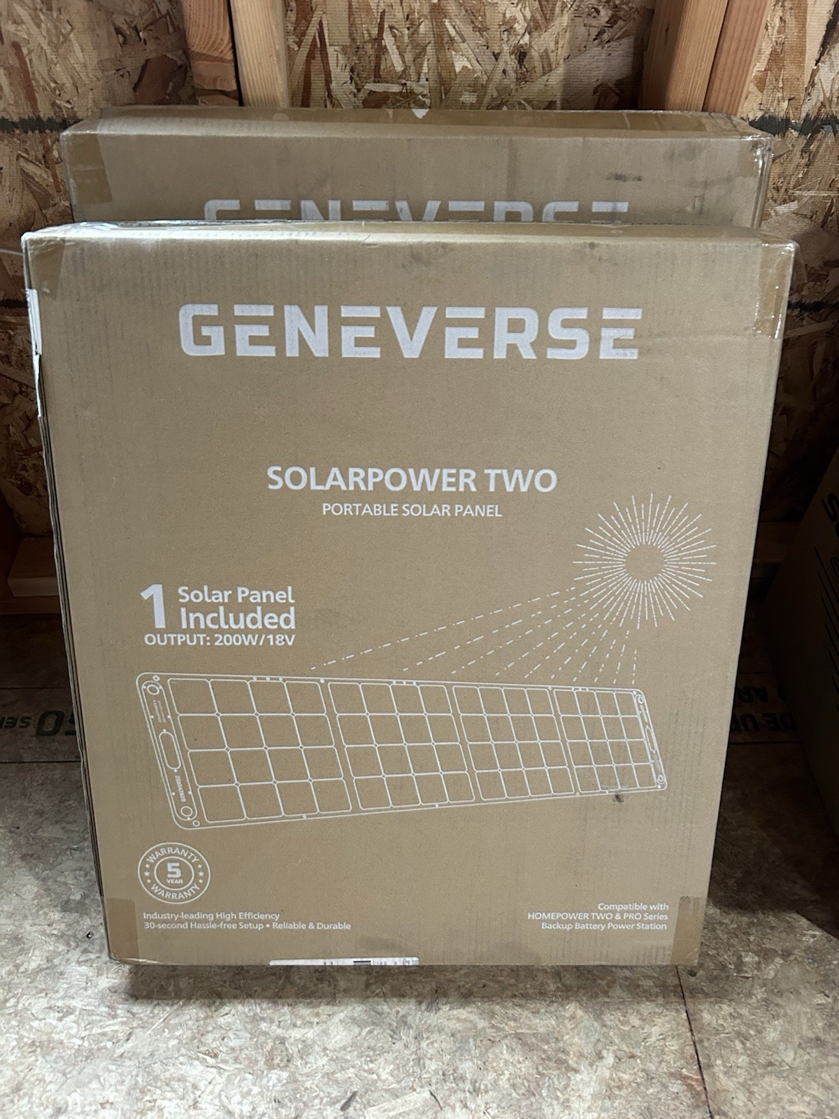 Geneverse Home Power Two Pro Generator And Two Solar Panels