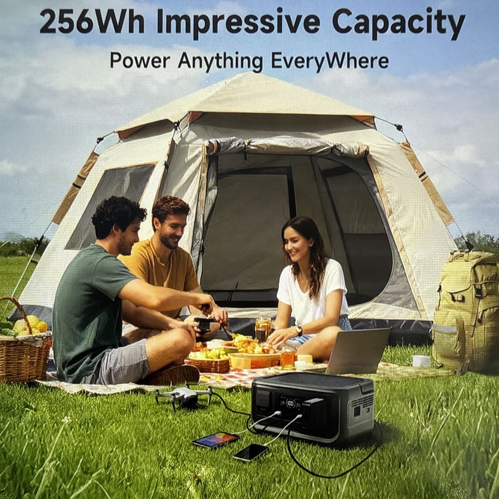 ALLPOWERS VOLIX P300 Portable Power Station 300W 256Wh LiFePO4 Solar Generator