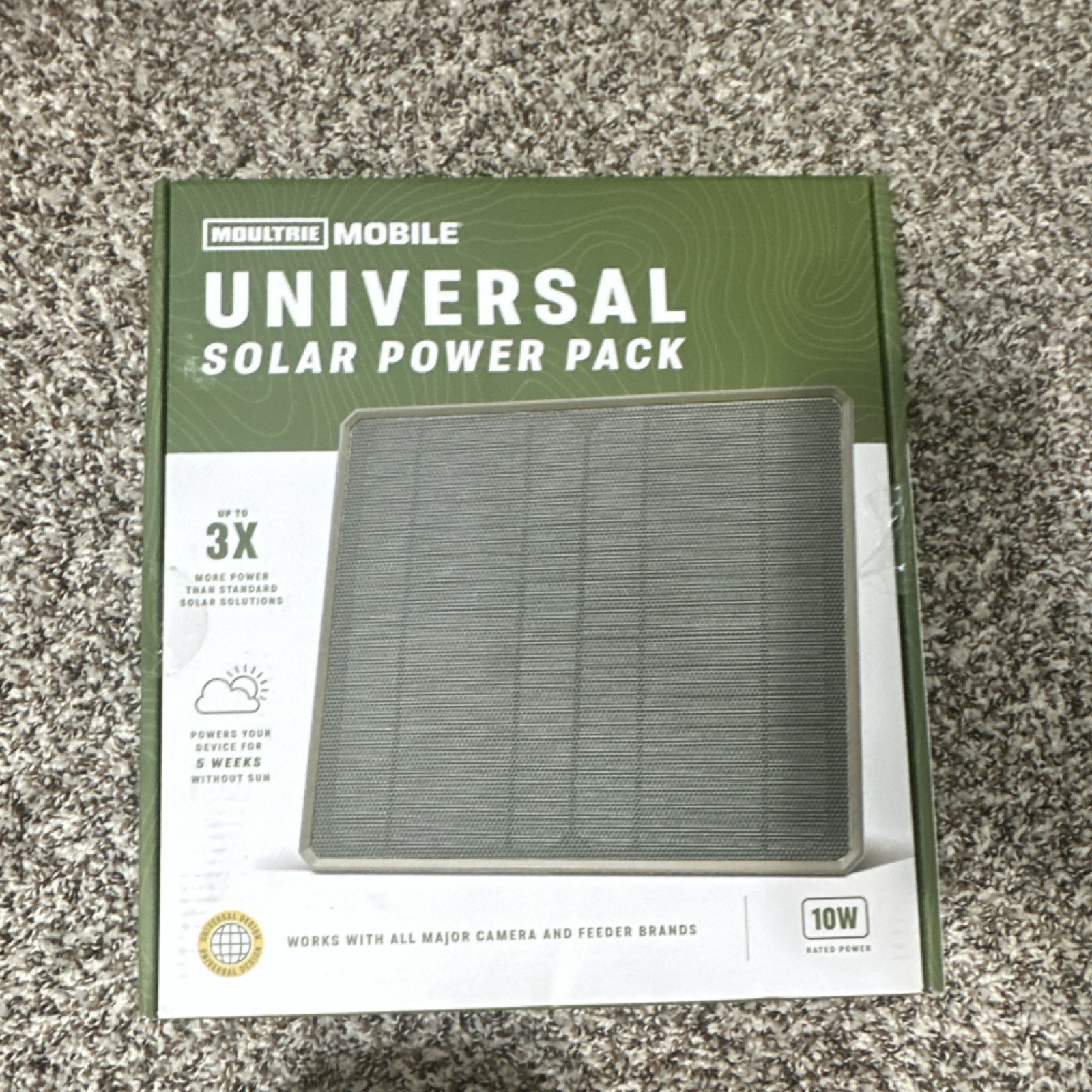 Moultrie Mobile Universal Solar Power Pack 10W Portable Monocrystalline