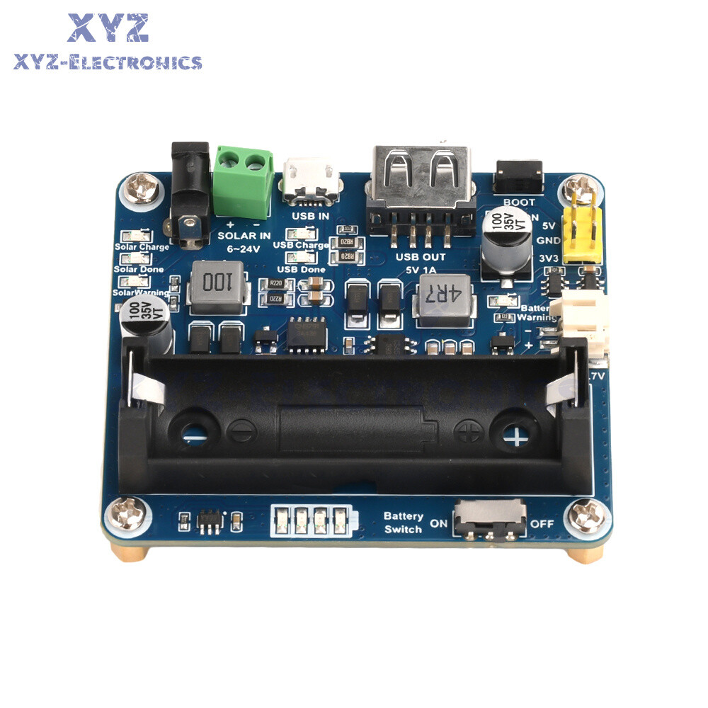 Power Manager Module for 6V~24V Solar Panel Support MPPT USB Battery Charging