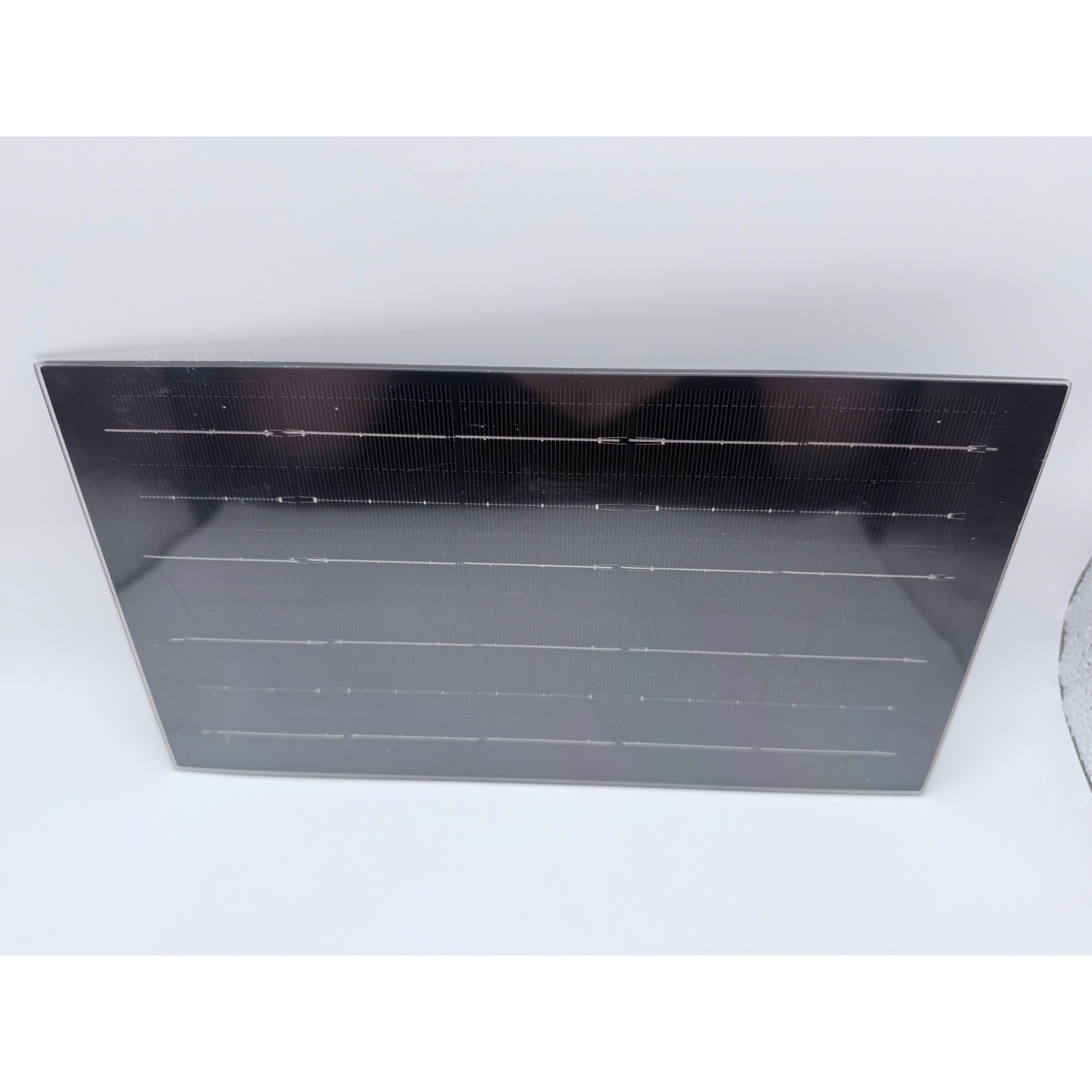 Portable Monocrystalline Solar Panel with DC Barrel Connector Black 7.5W 5V