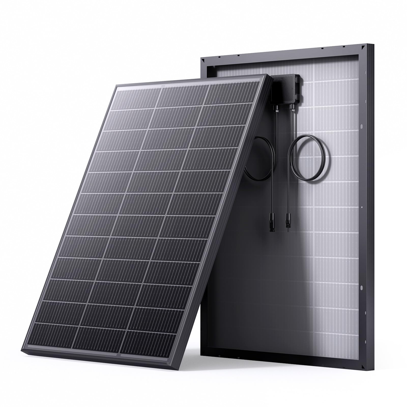 100W Monocrystalline Solar Panel – 25% Efficiency, Compact for RV, Van, Marine,