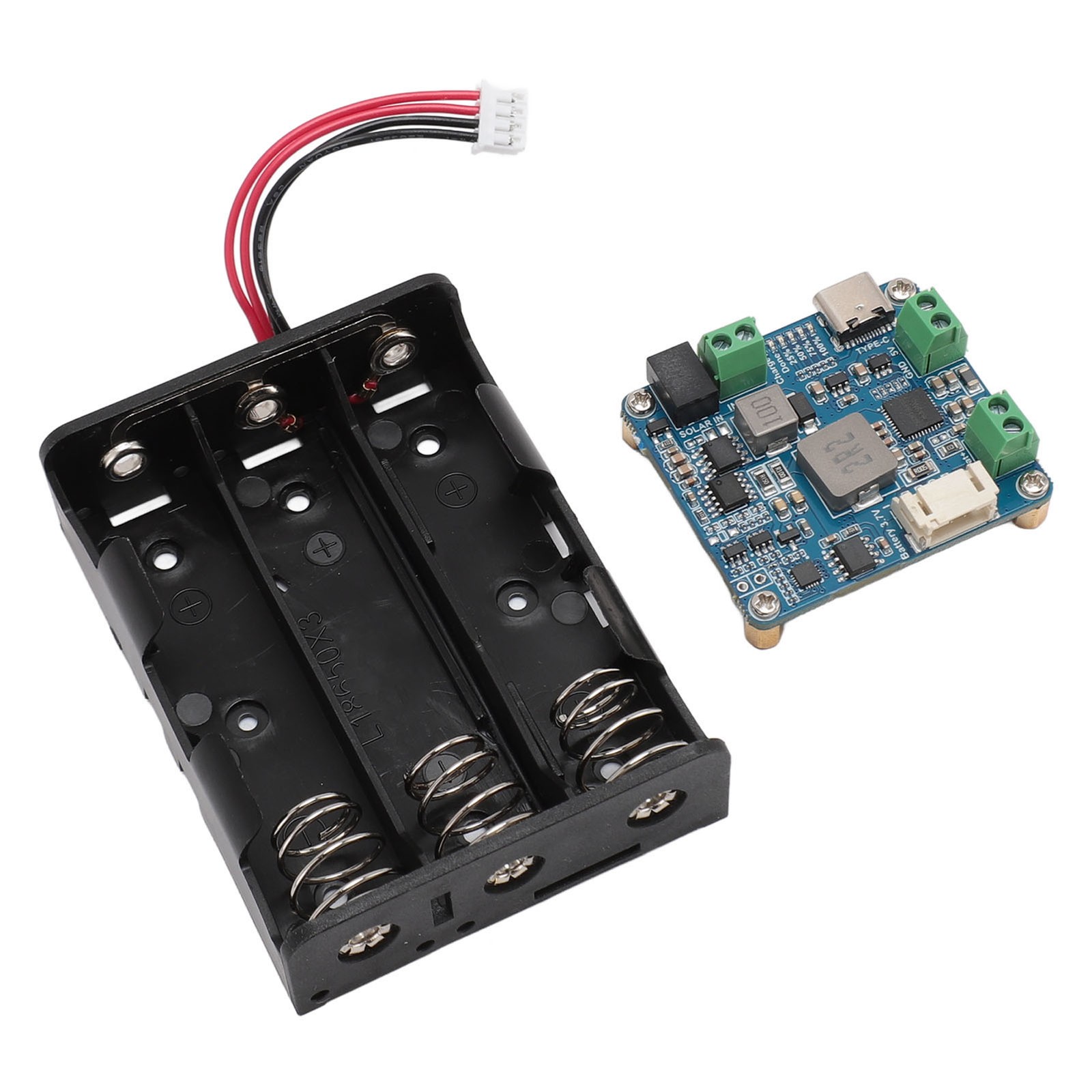 6V‑24V Solar Power Manager PCB MPPT 5V 3A Output Type C Charging Power