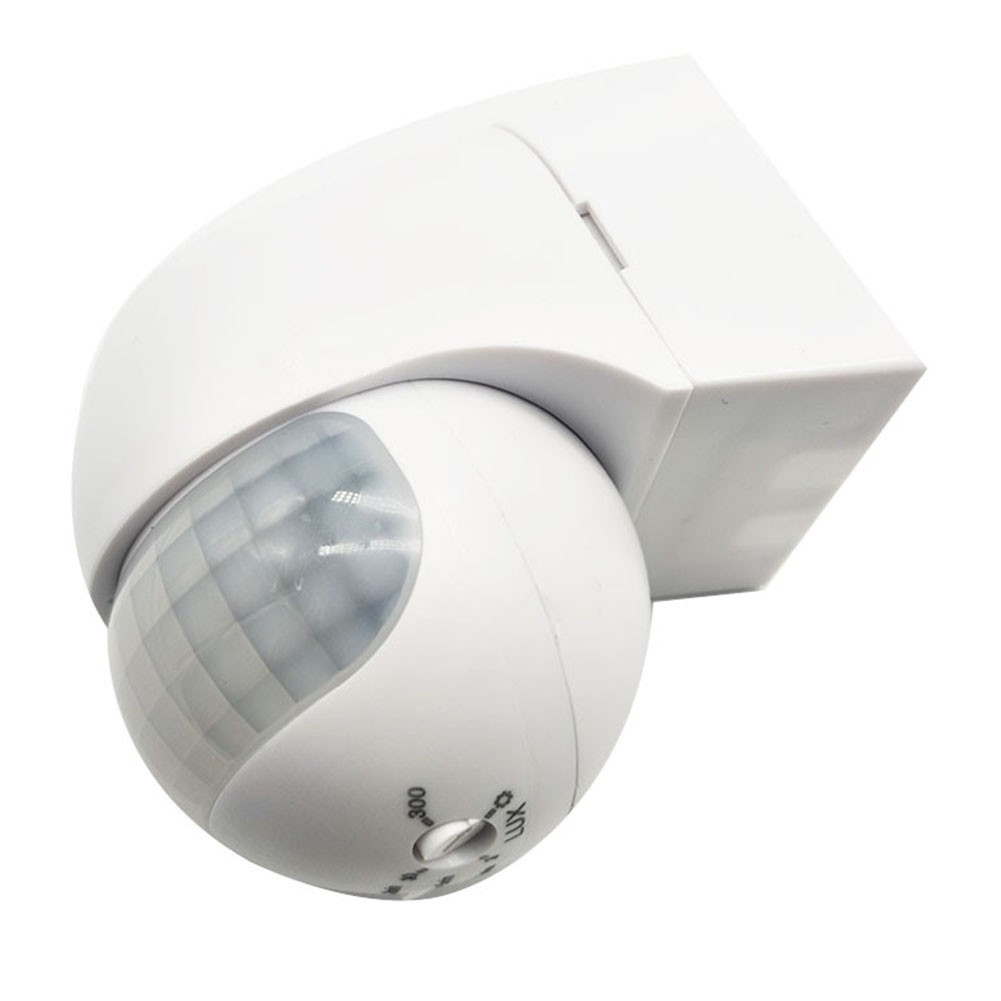 Motion Detector 12 M 180° 80 X 68 X 56mm AC 110V-220V For Indoor And Outdoor PVC
