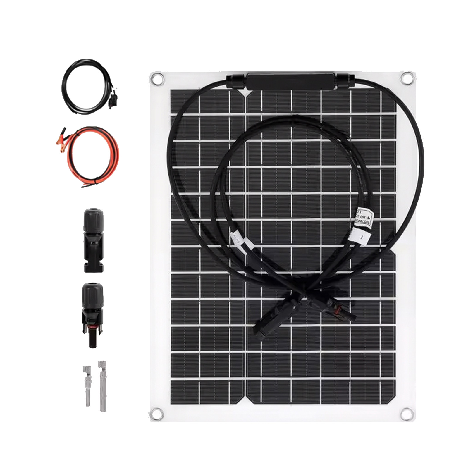 300W 12V Semi-Flexible Solar Panel Bendable Thin Film Monocrystalline Waterproof