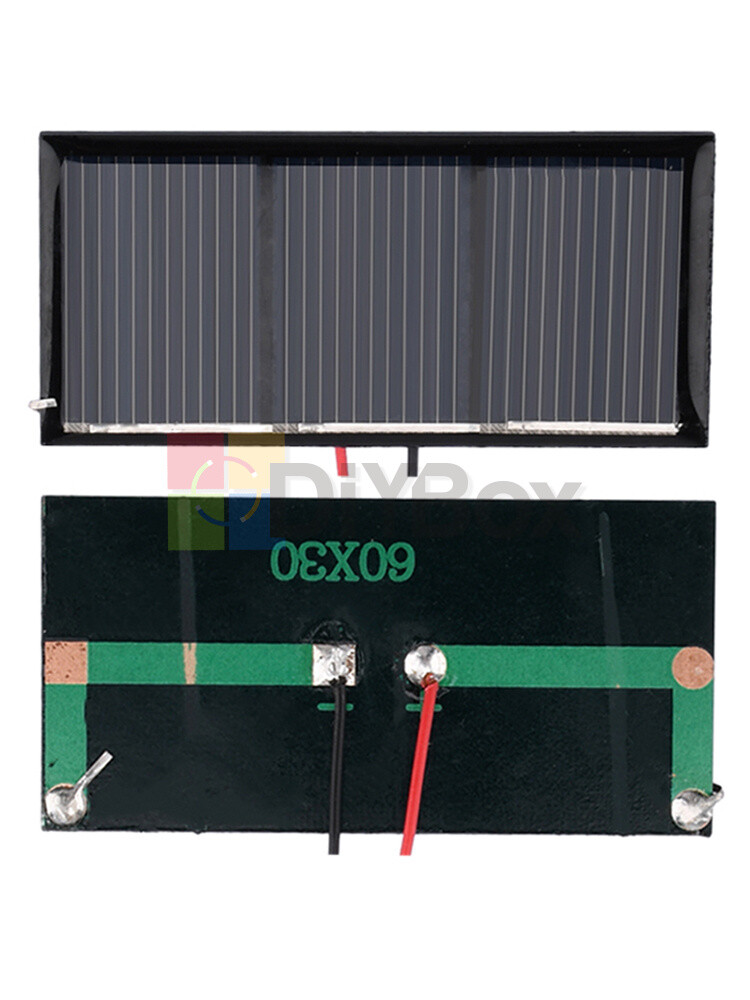 5Pcs 1.5/2/3/5V Solar Panel Polysilicon Module DIY Solar Panel w/Wire 60-150mA