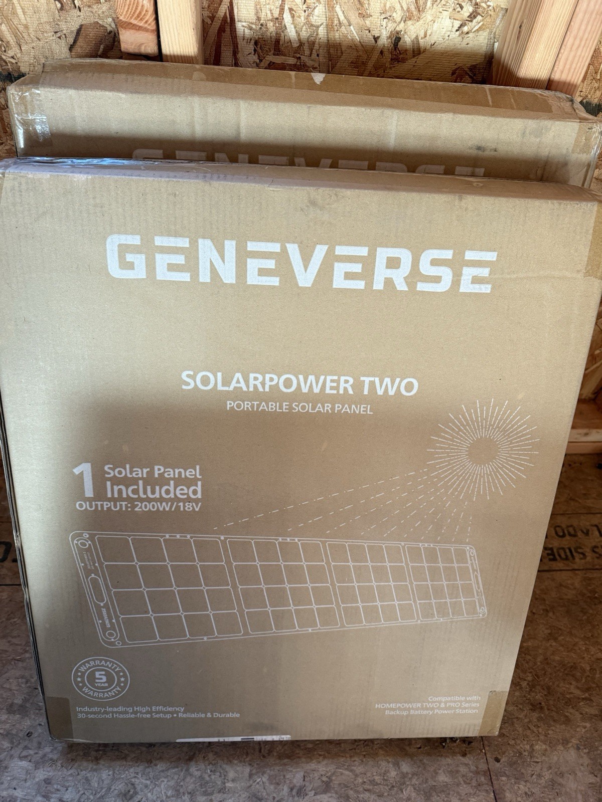 Geneverse Home Power Two Pro Generator And Two Solar Panels