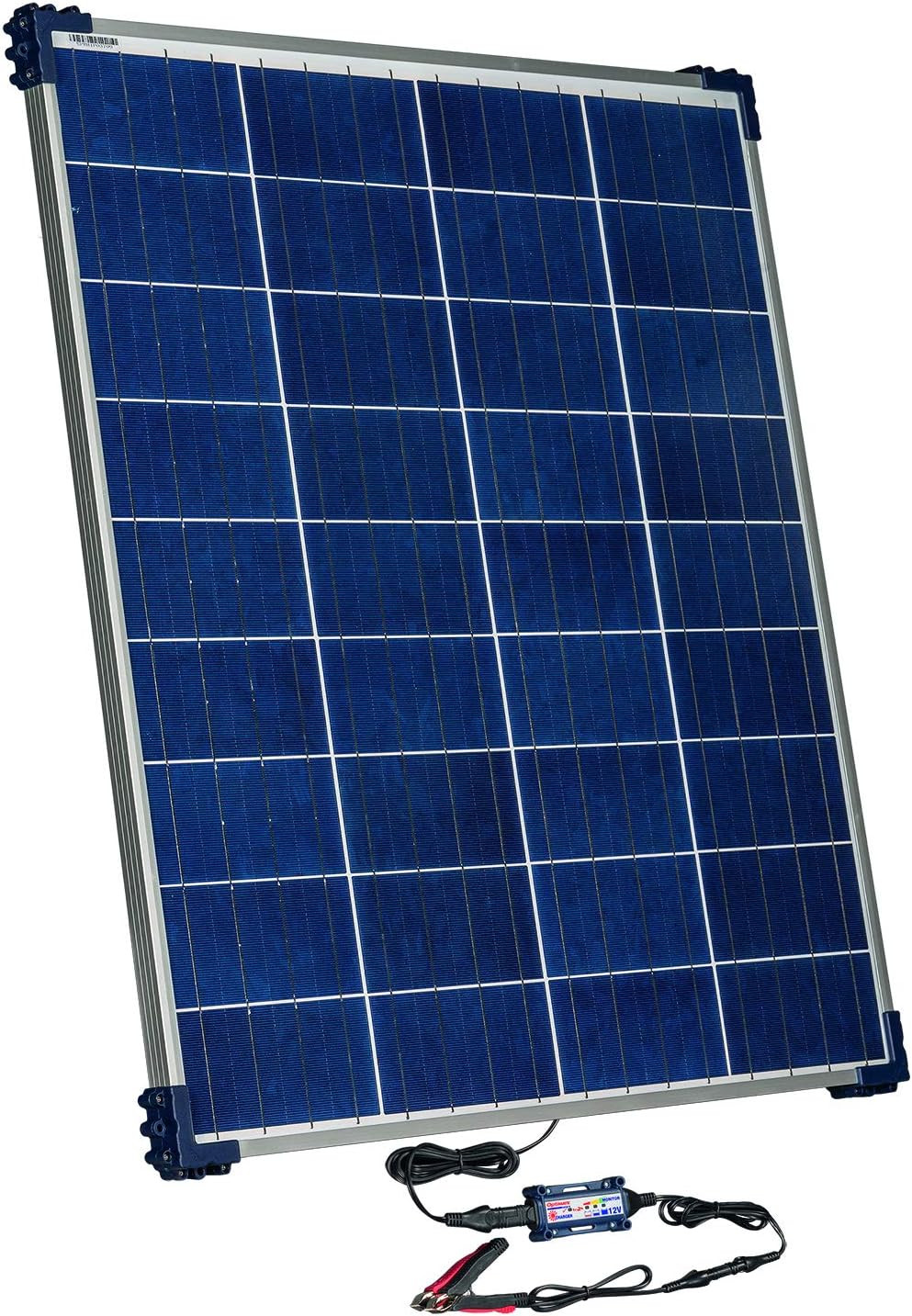 Optimate SOLAR + 80W Solar Panel, TM-523-8, Solar Pulse Charger, Tester & Mainta