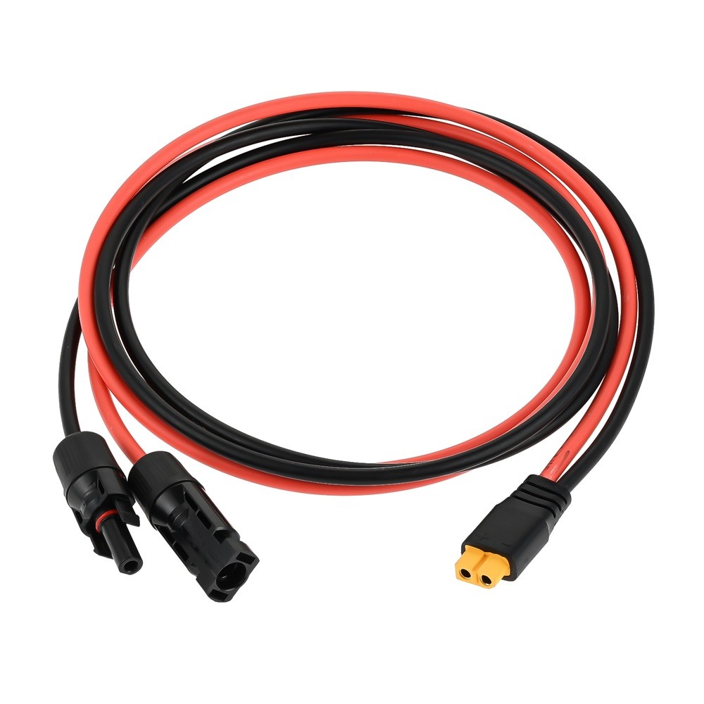 Solar Plug to XT60 Cable 1.5M 12AWG Solar Charging Cable Solar Panel Adapter