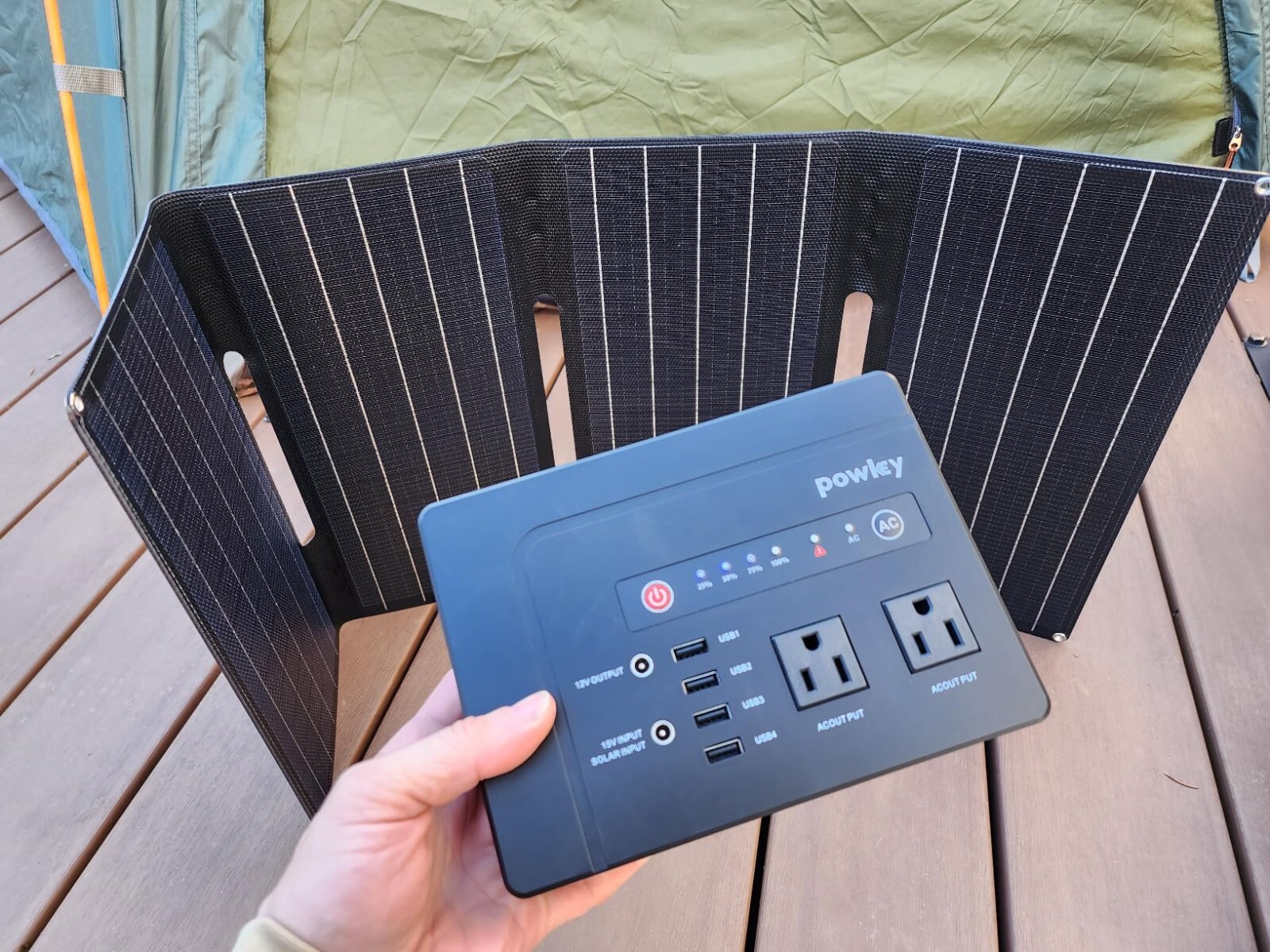 Open Box 146Wh 200W Portable Power Station Solar Generator with 40W Solar Panel