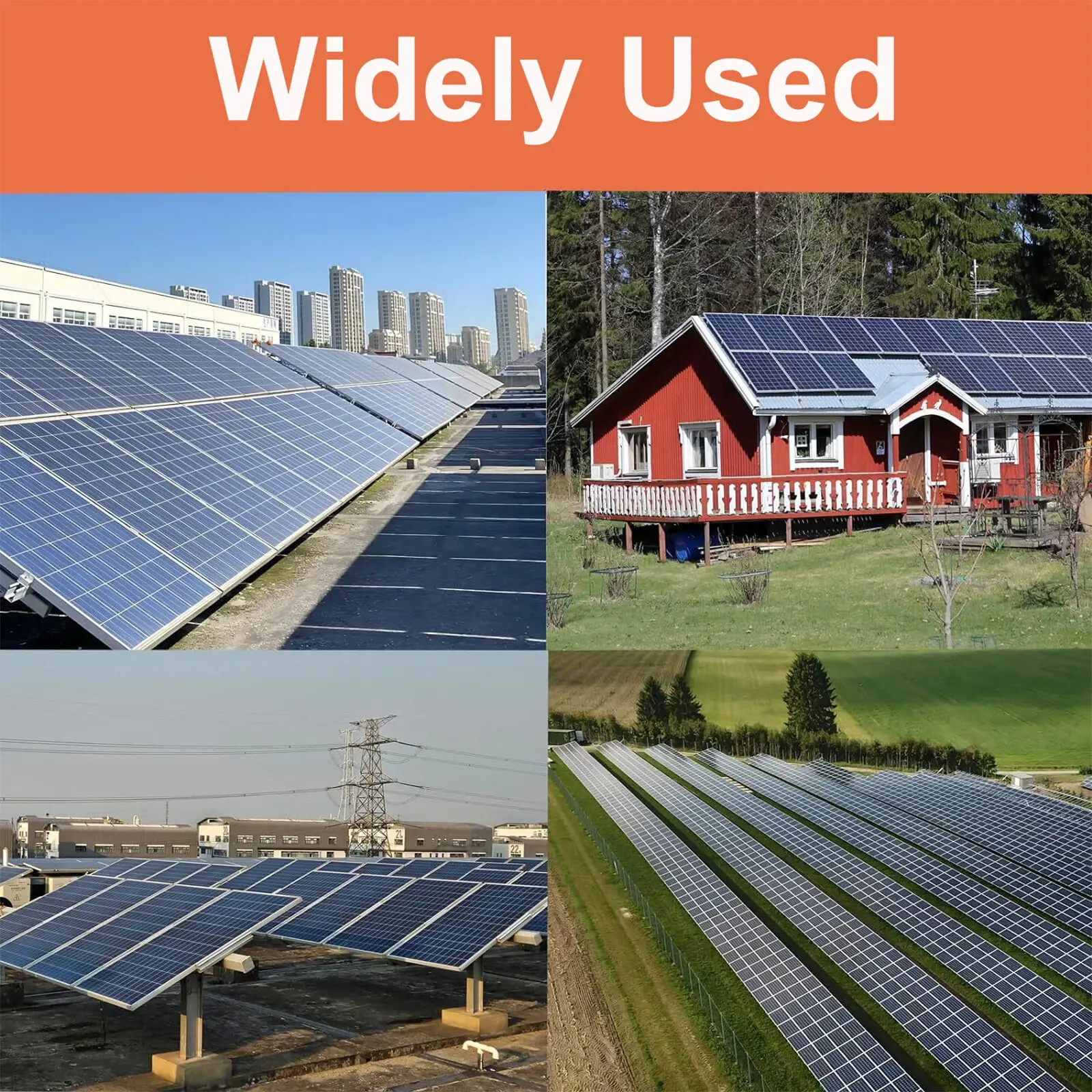 50ft Black + Red 10AWG Solar Panel Extension Cable Flexible Wire Connectors US