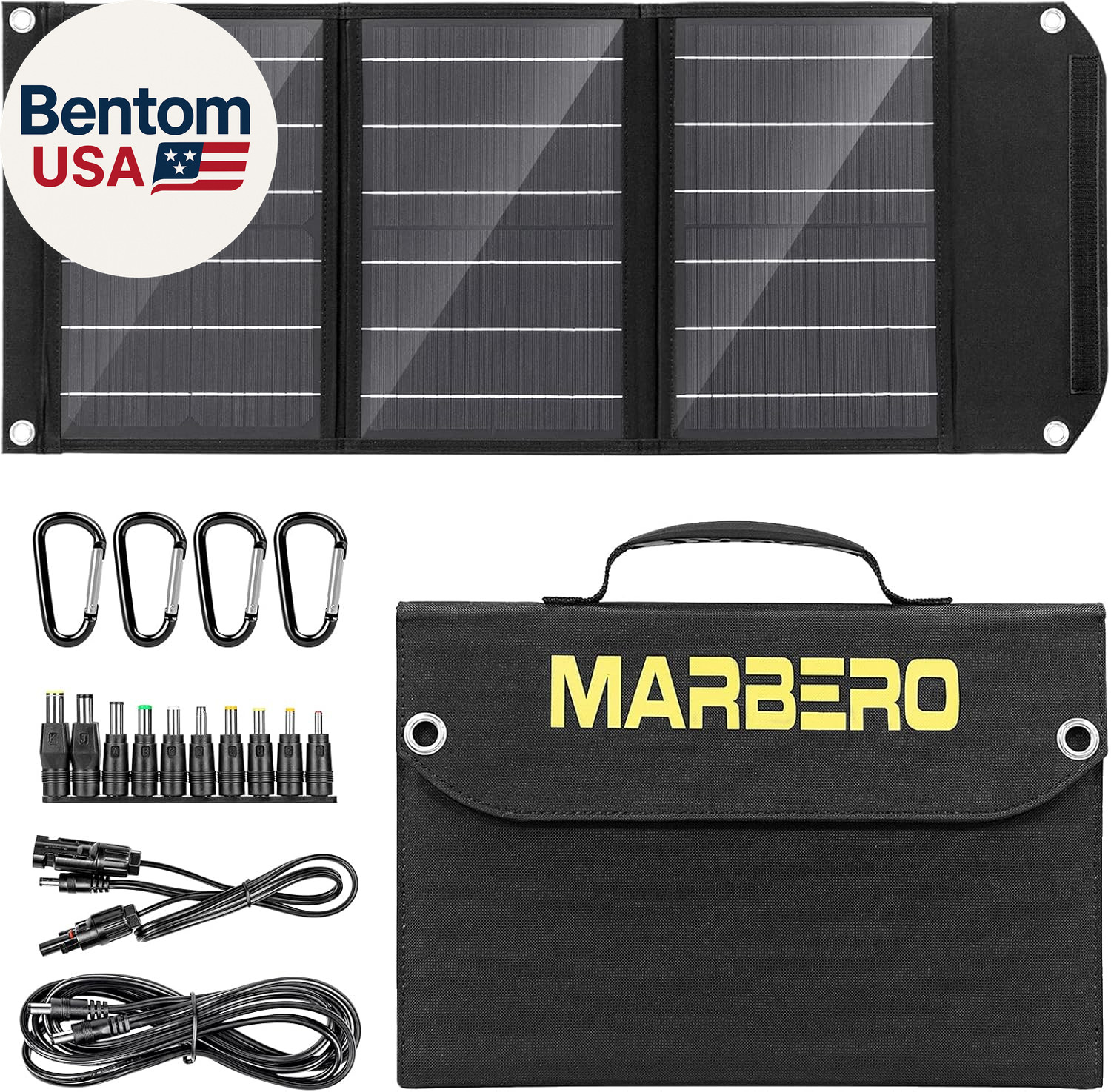 Portable Solar Panel 30W Solar Panel Charger 23% High Efficiency Foldable Solar
