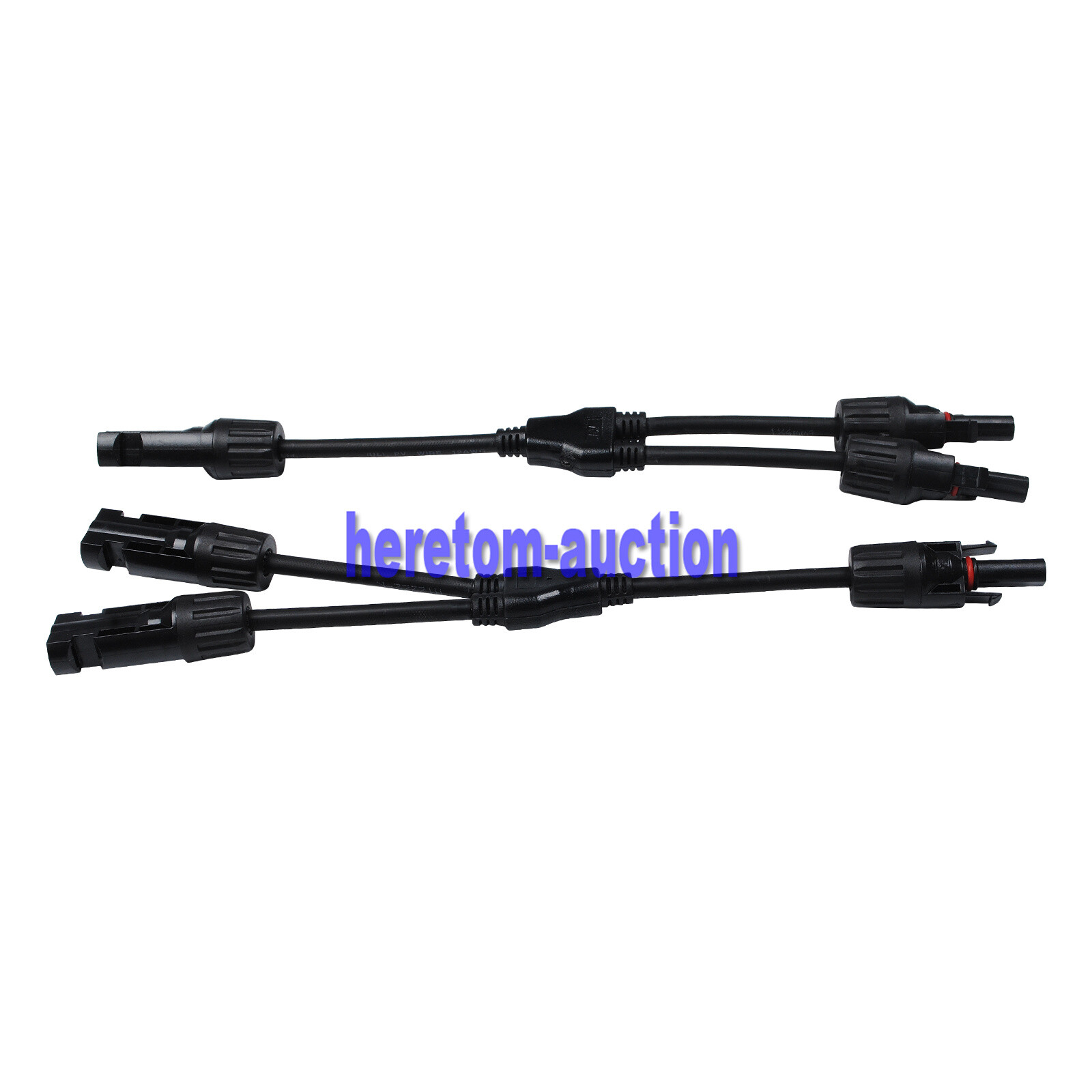 Solar Panel Y Branch Cable Connection Waterproof Adapter Connector Extension
